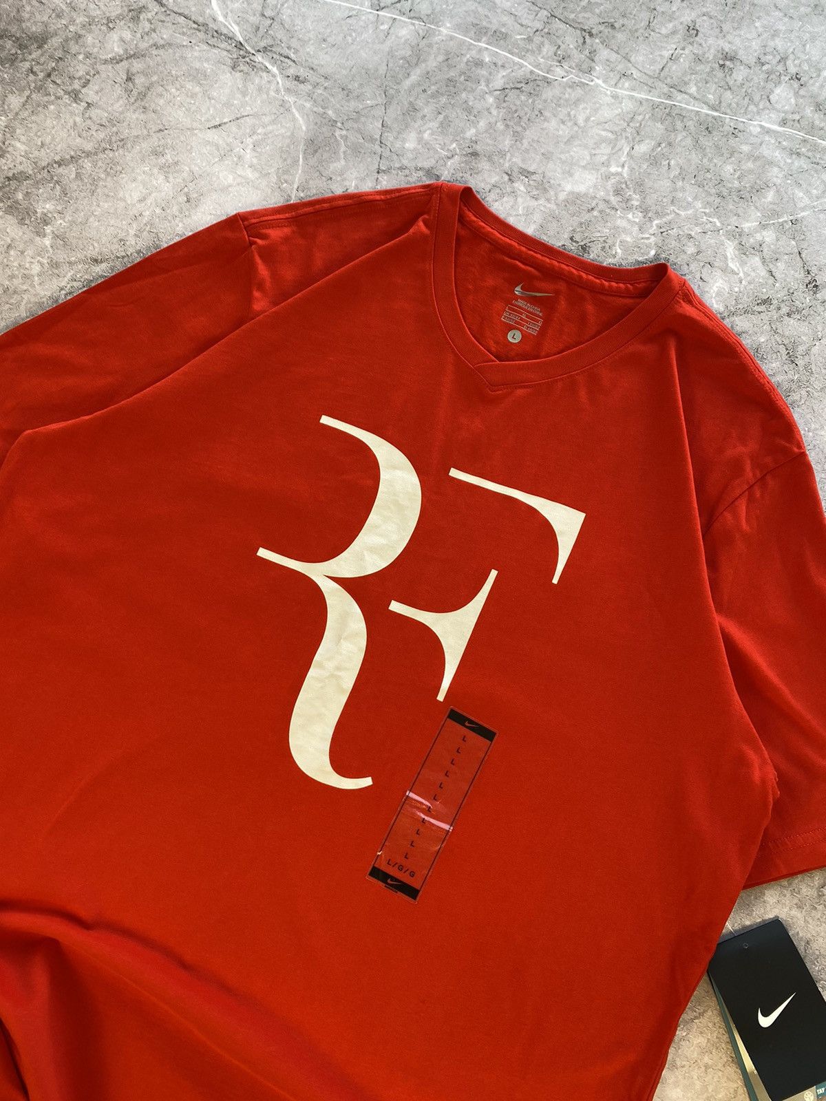 Nike New Vintage Nike Roger Federer RF 2010 Tennis T Shirt Rare Size US L / EU 52-54 / 3 - 3 Thumbnail