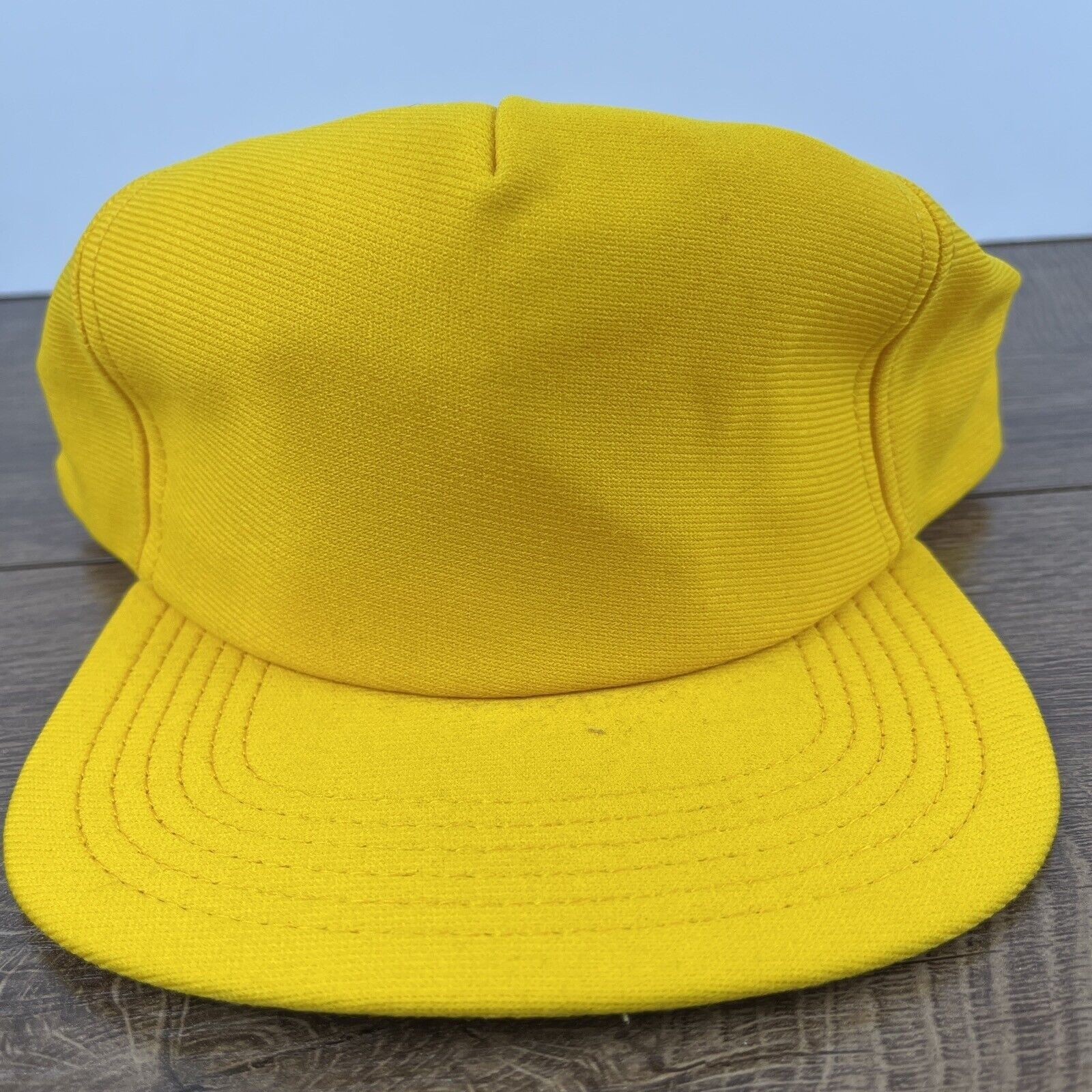 Other Plain Yellow Trucker Hat Yellow Hat Adjustable Adult Size Ha Size ONE SIZE - 2 Thumbnail