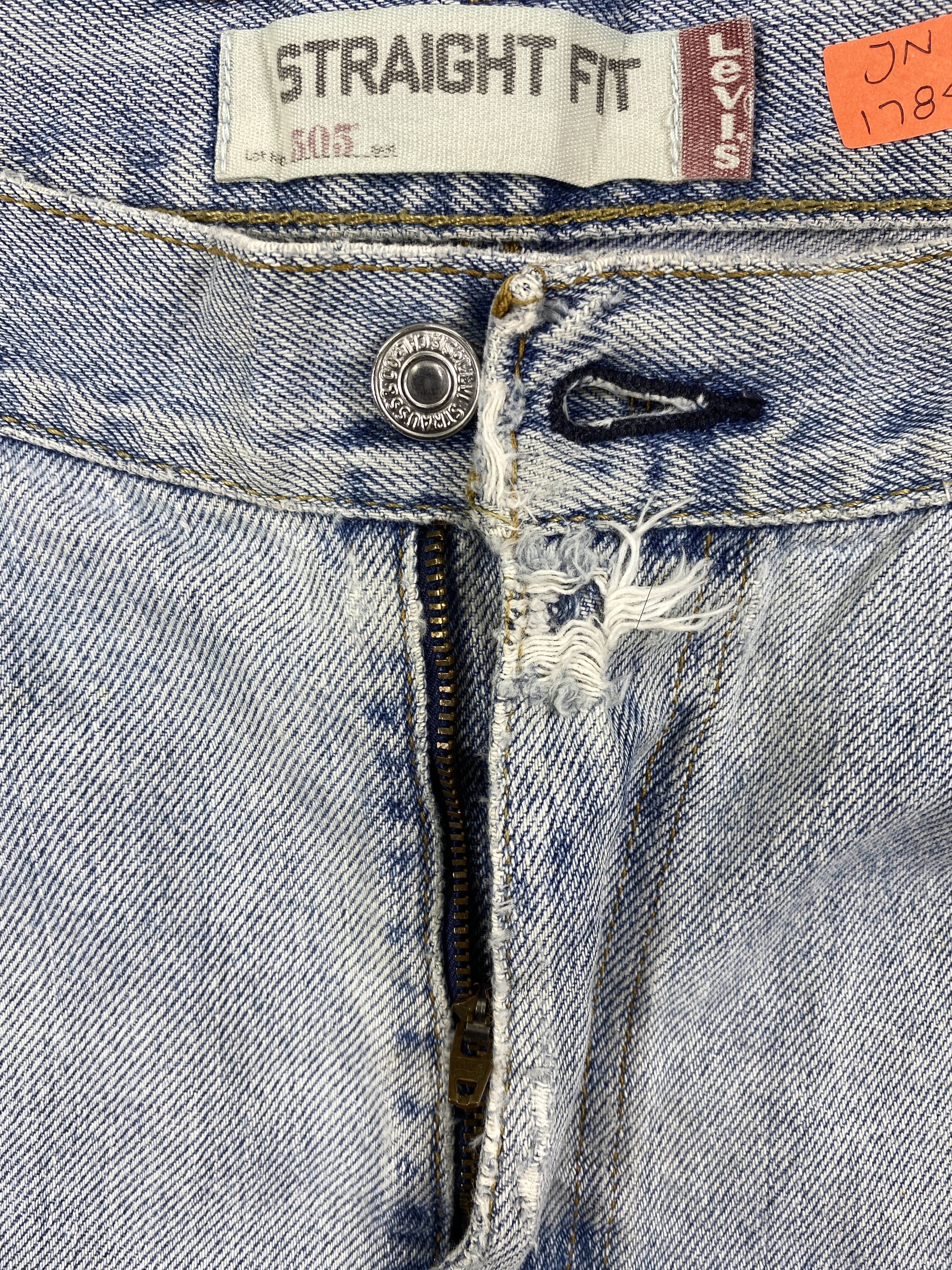 Levi's Light Blue Wash Vintage Levi's 505 33x29.5 Denim -JN1784 Size US 33 - 6 Thumbnail