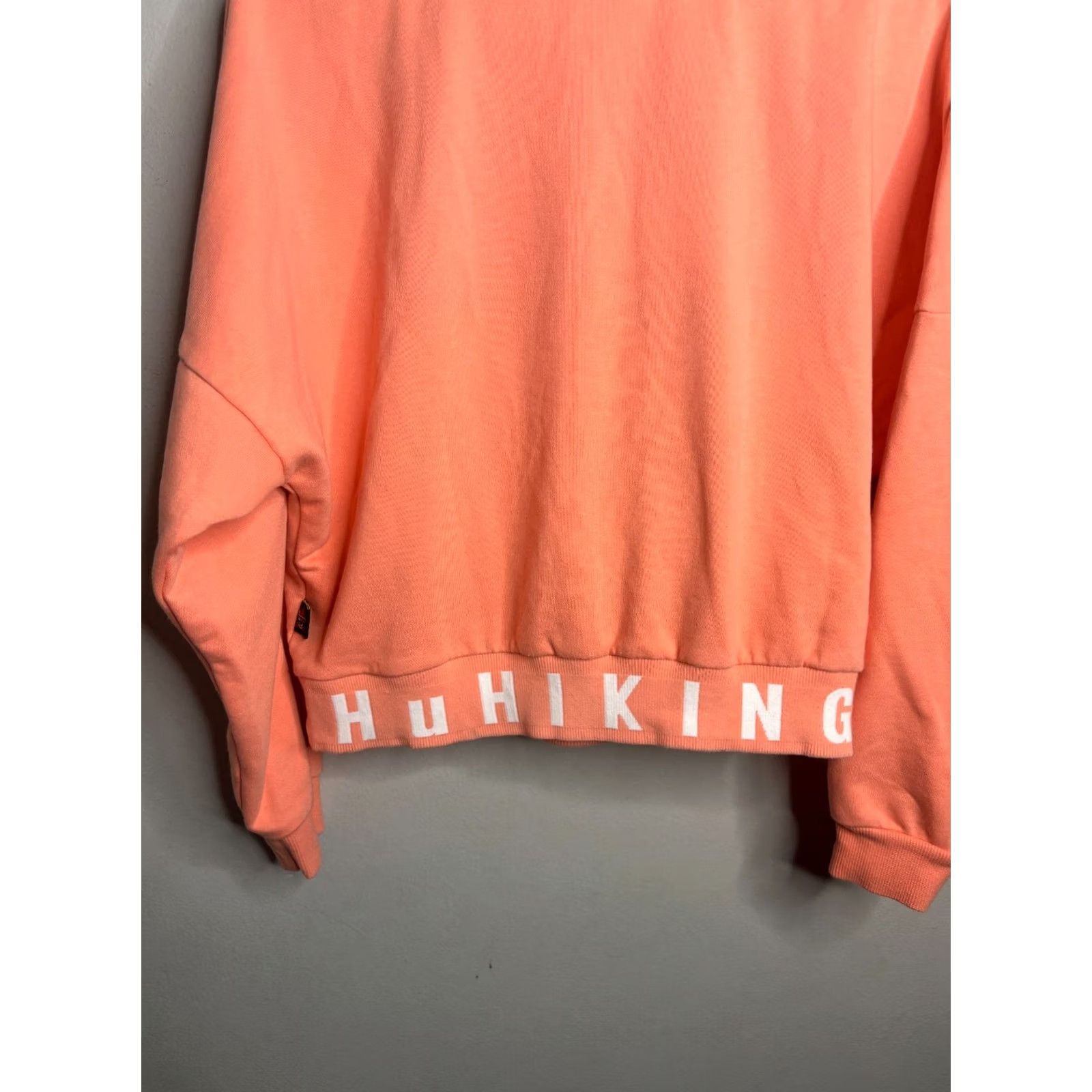 Adidas adidas Human Race Crew Neck Cropped Sweatshirt Women XL Red 100% Cotton Logo Activewear Racing Pullover Shirt Women's Sweatshirt Size XL / US 12-14 / IT 48-50 - 4 Thumbnail