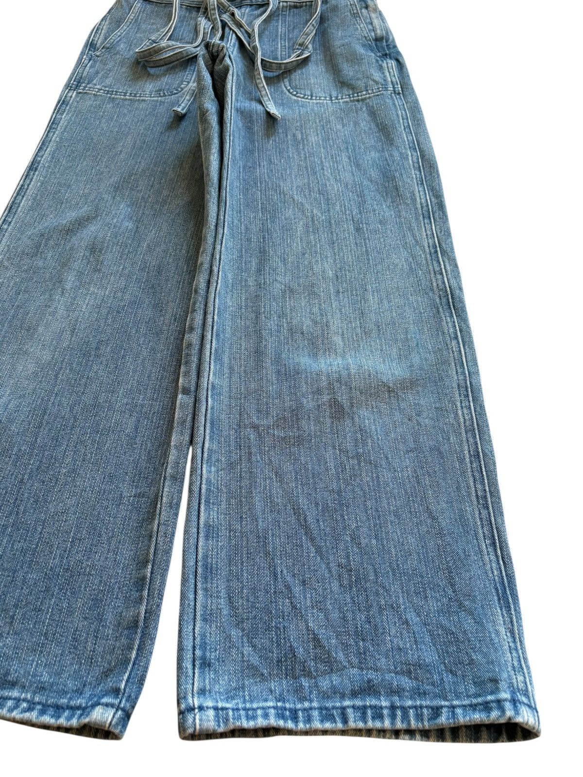 Japanese Brand SALES🔥Vintage Japanese Brand Blue Wash Suspender Baggy Jean Size US 30 / EU 46 - 7 Thumbnail