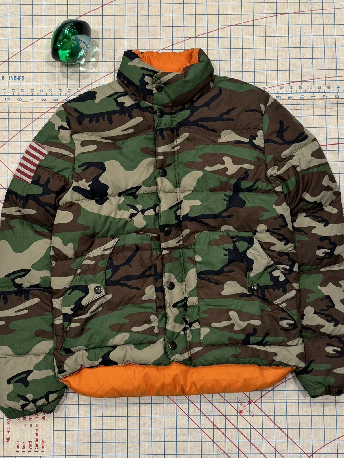 Denim & Supply Ralph Lauren Denim & Supply Ralph Lauren Camo Puffer Jacket Size Small Size US S / EU 44-46 / 1 - 2 Thumbnail