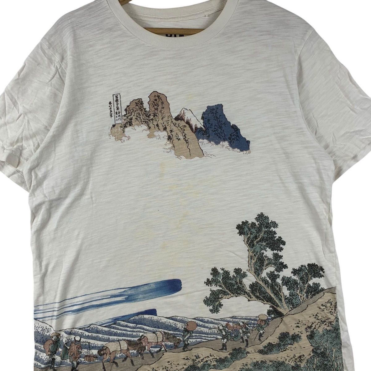 Uniqlo UNIQLO x KATSUSHIKA HOKUSAI MoMa Art Boston Tee Shirt Top Size L / US 10 / IT 46 - 4 Thumbnail