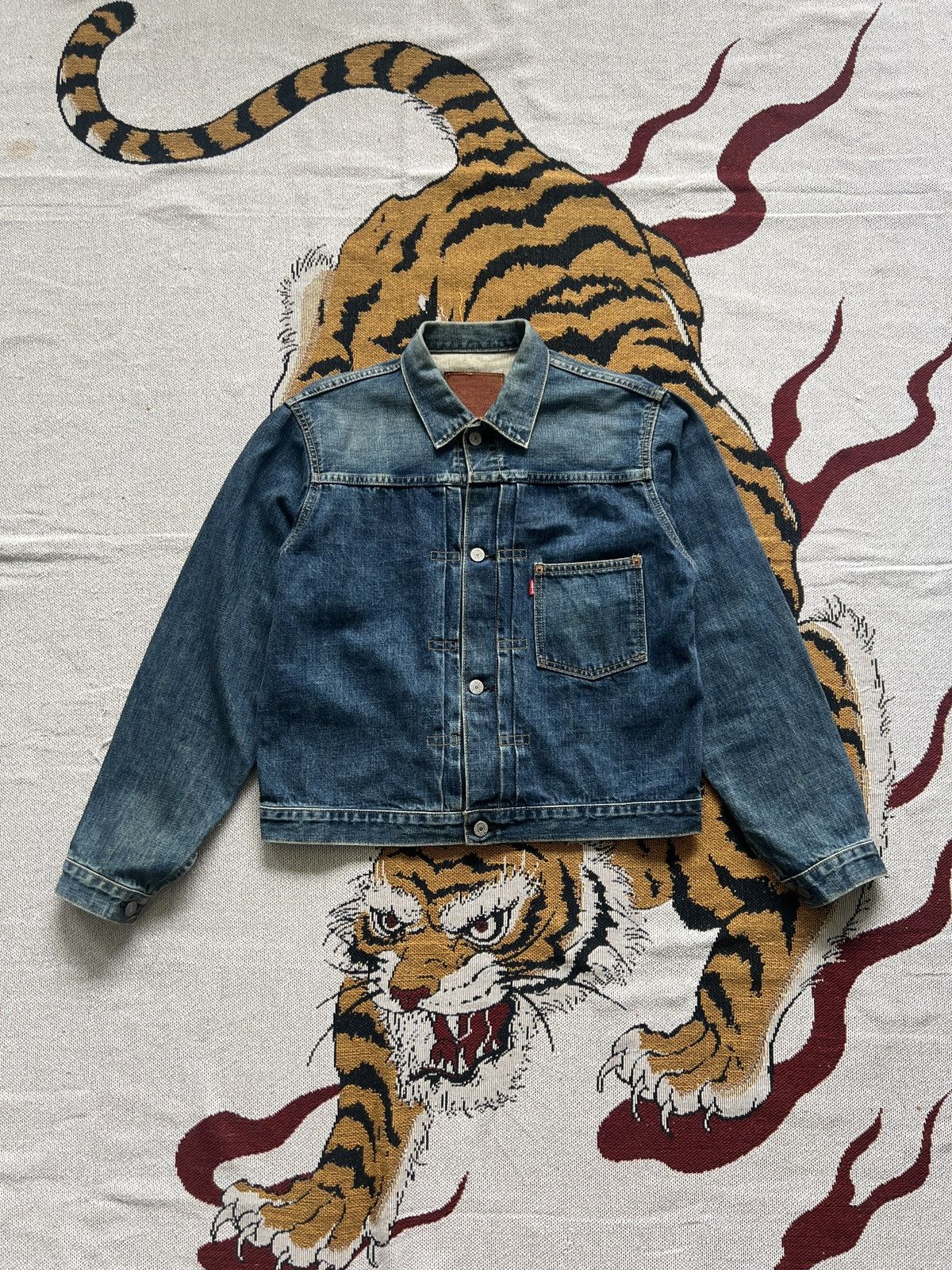 Vintage Vintage 90s Levi's Type 1 “Big E” Lot 71506-XX denim