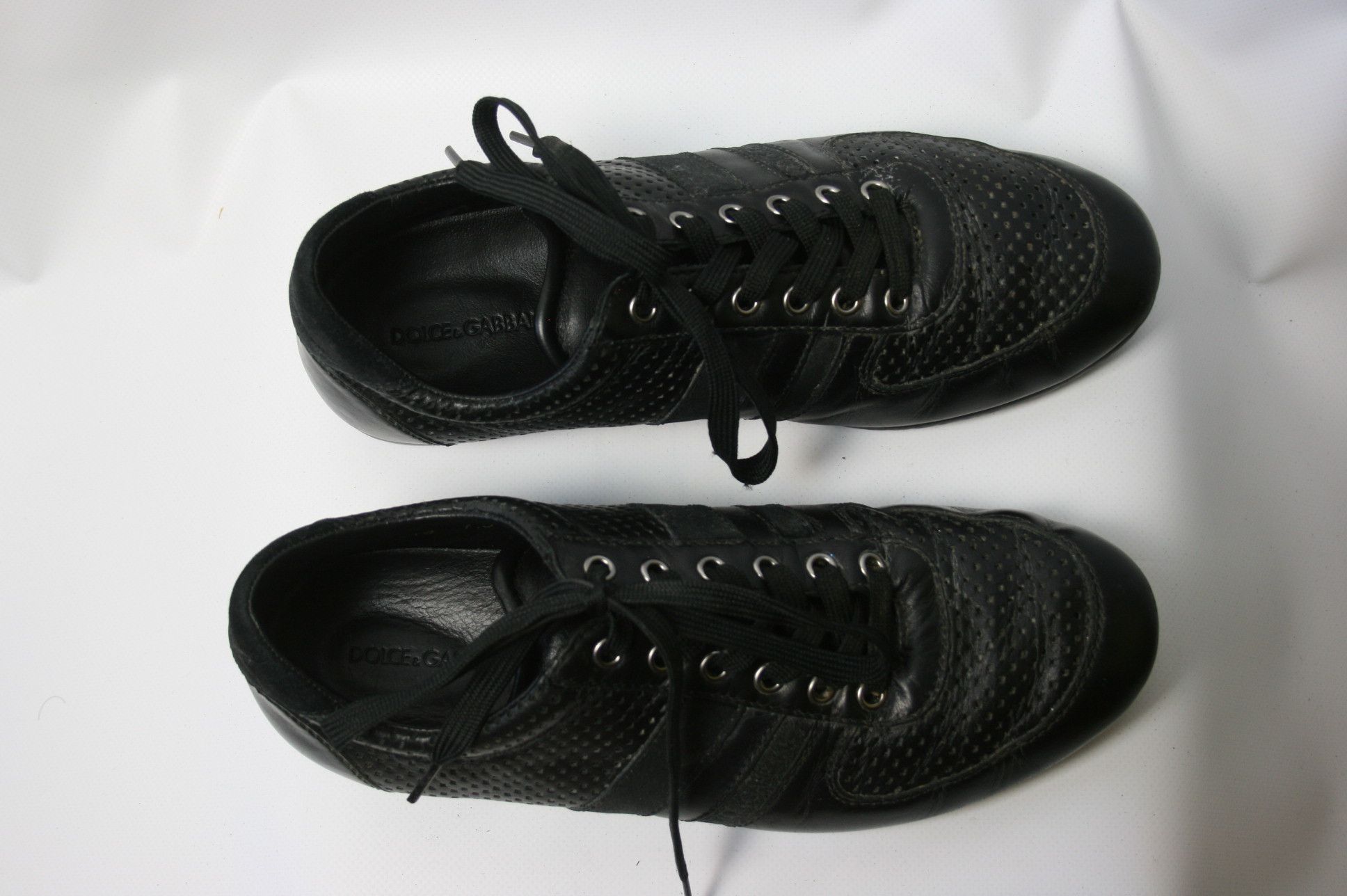 Dolce & Gabbana Perforated Low Leather Sneakers Size US 8.5 / EU 41-42 - 6 Thumbnail