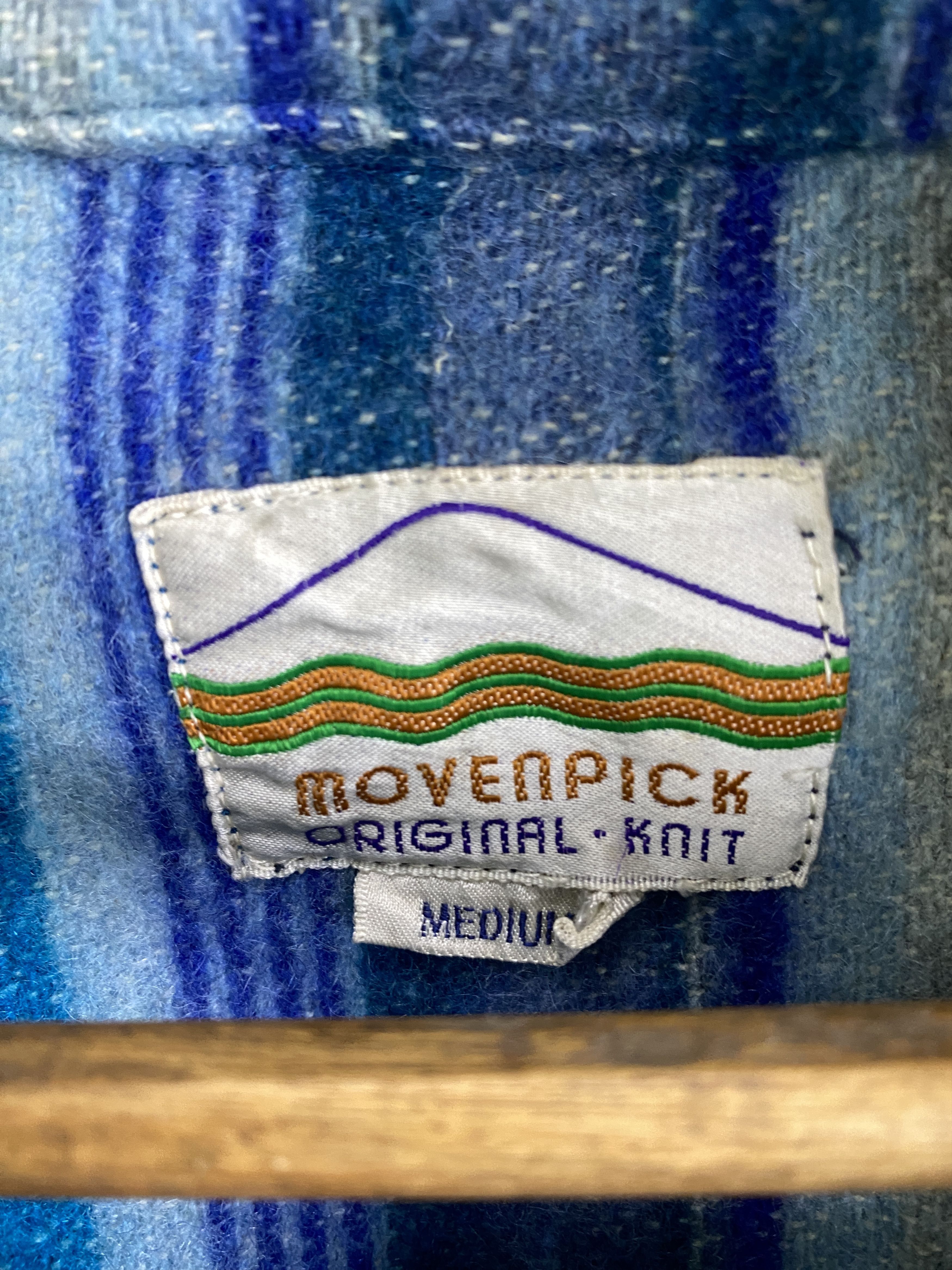 Other Vintage 80s Movenpick Original-Knit Wool Striped J0071 Size US M / EU 48-50 / 2 - 5 Thumbnail