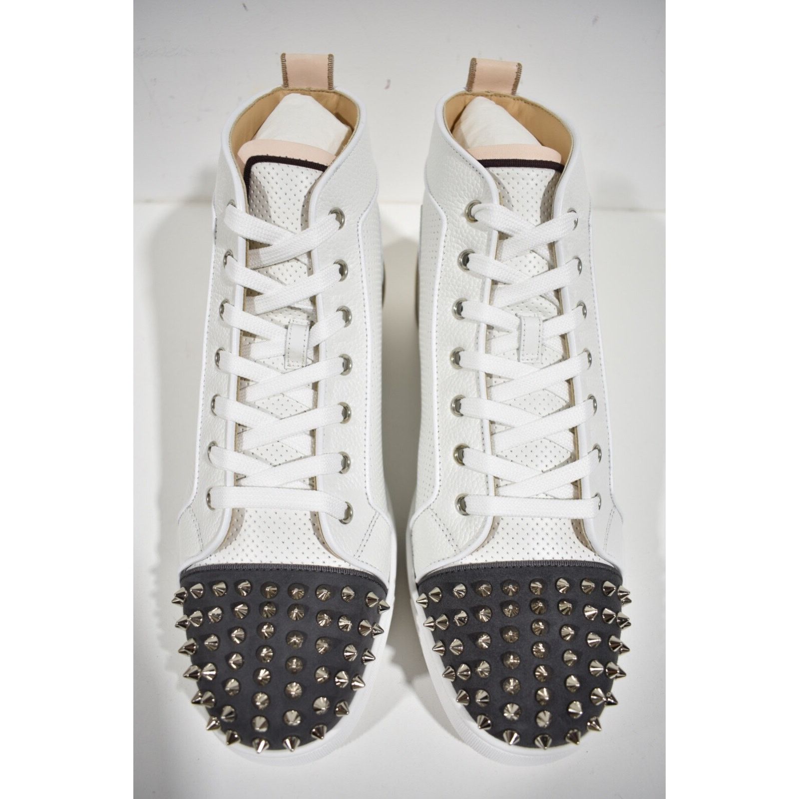 Christian Louboutin Christian Louboutin Lou Spikes Perforated High Top Sneaker Size US 9 / EU 42 - 7 Thumbnail