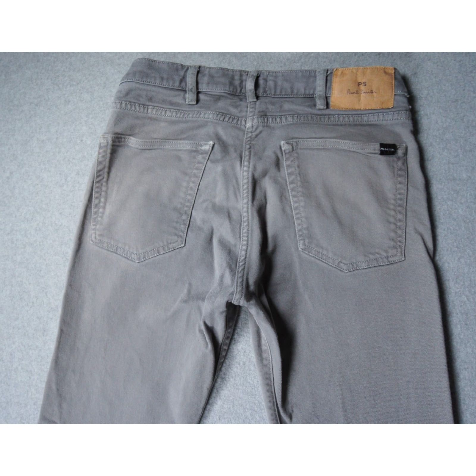 Paul Smith Paul Smith Jeans Mens 30x30 Gray Denim Tapered Fit Stretch Casual Adult Pants Size US 30 / EU 46 - 6 Thumbnail