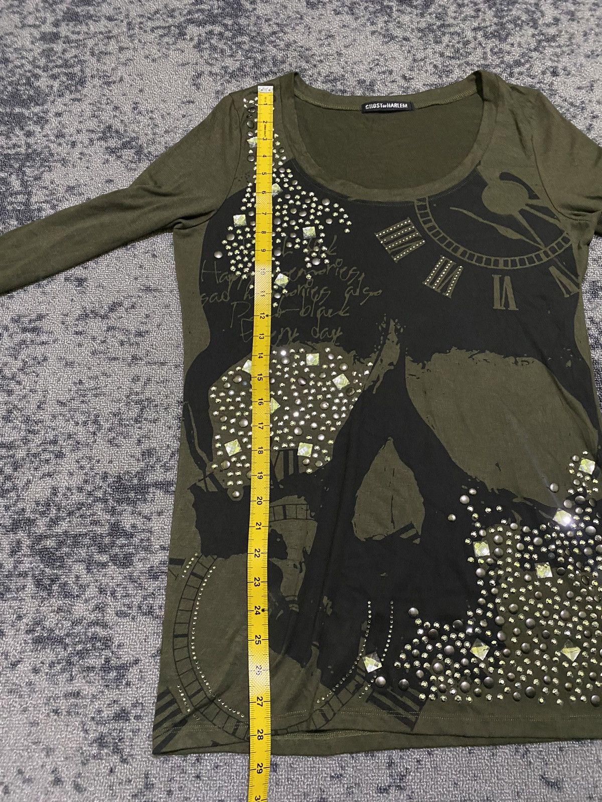 Hysteric Glamour × If Six Was Nine × Japanese Brand Y2k GhostofHarlem studded ifsixwasnine longsleeve Size M / US 6-8 / IT 42-44 - 9 Thumbnail