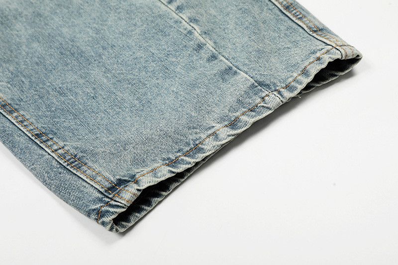 Jean American retro patchwork curved jeans for men Size US 32 / EU 48 - 5 Thumbnail
