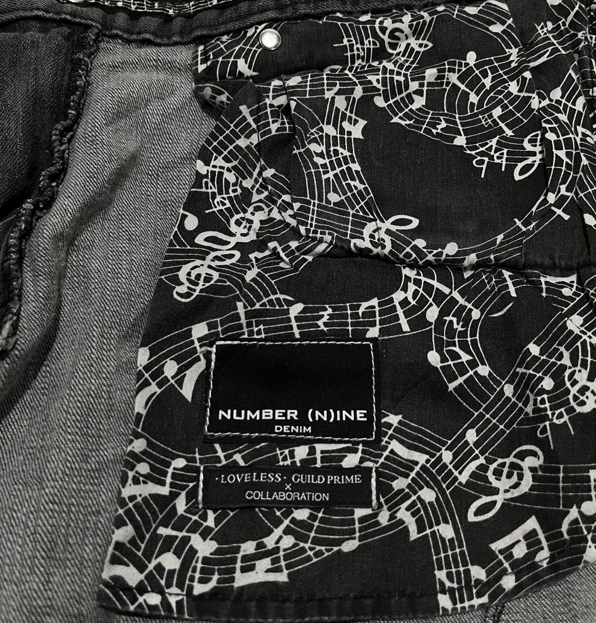 Number (N)ine Vintage Number (Nine) distressed black wash Size US 35 - 9 Thumbnail