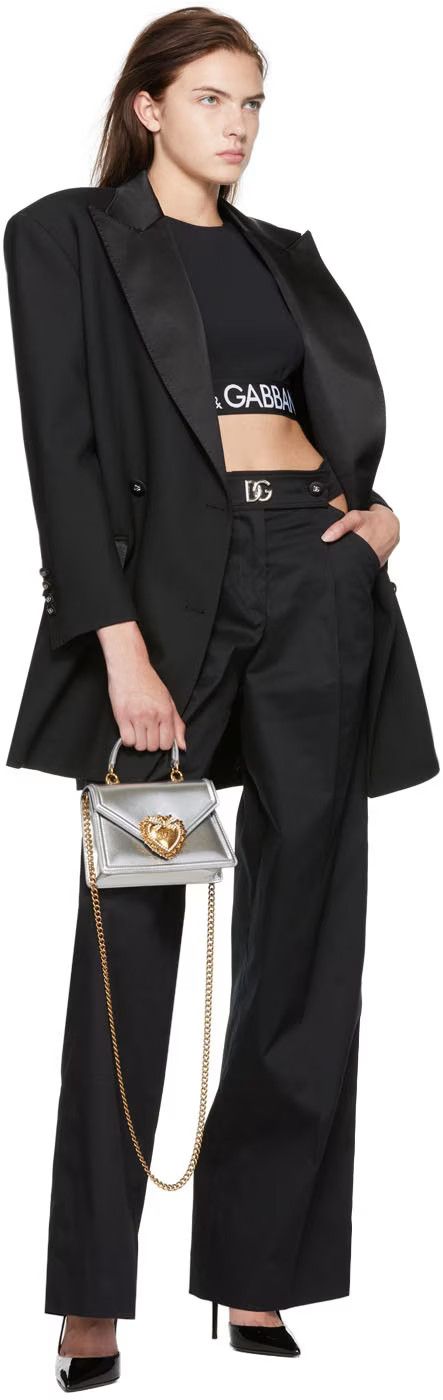 Dolce & Gabbana o1y0825 Blazer in Black Size S / US 4 / IT 40 - 4 Thumbnail