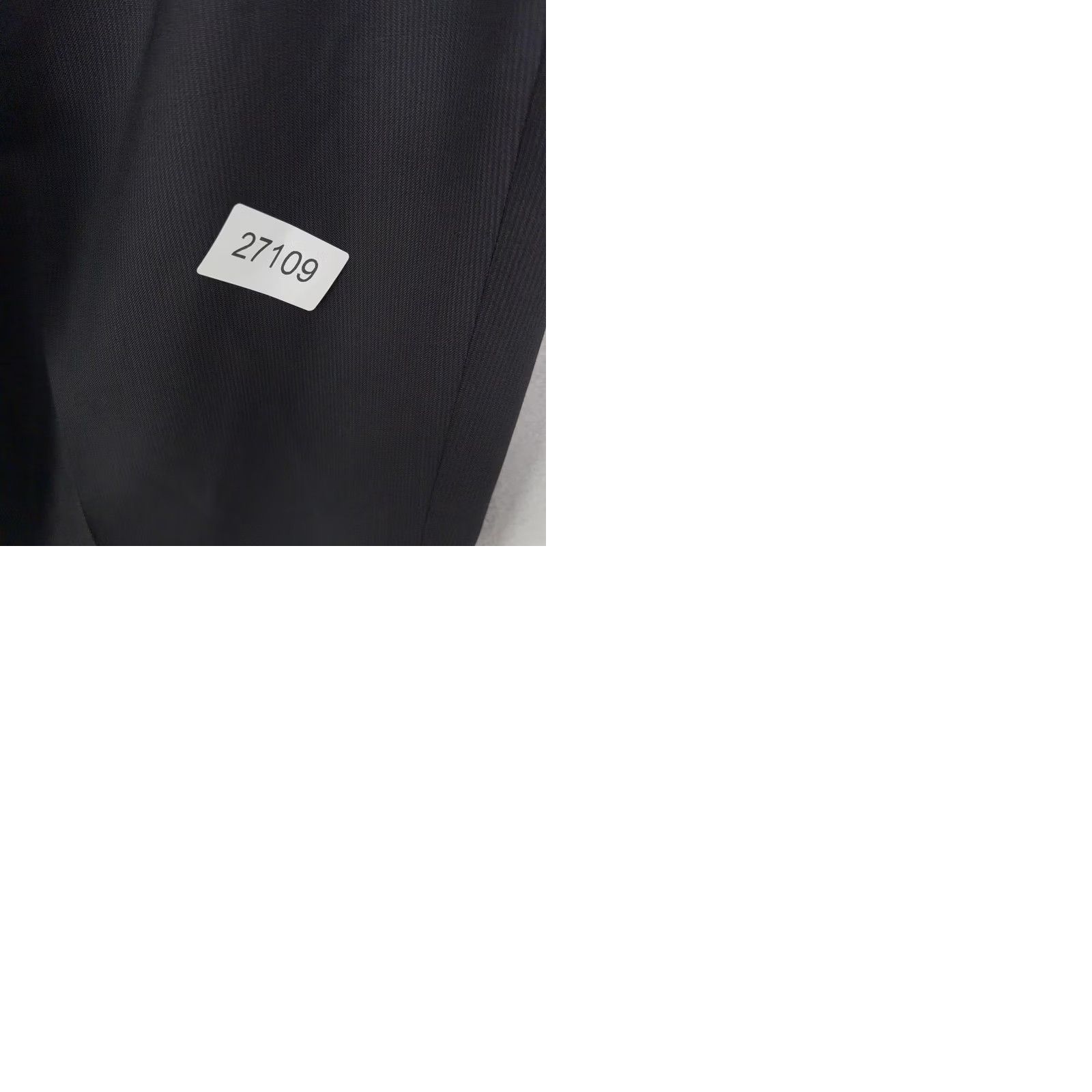 Zanella Zanella Pant Suit Womens 6 Black Wool Two Button Blazer Pants Italy Career Suit Set Women Size 28" / US 6 / IT 42 - 11 Thumbnail