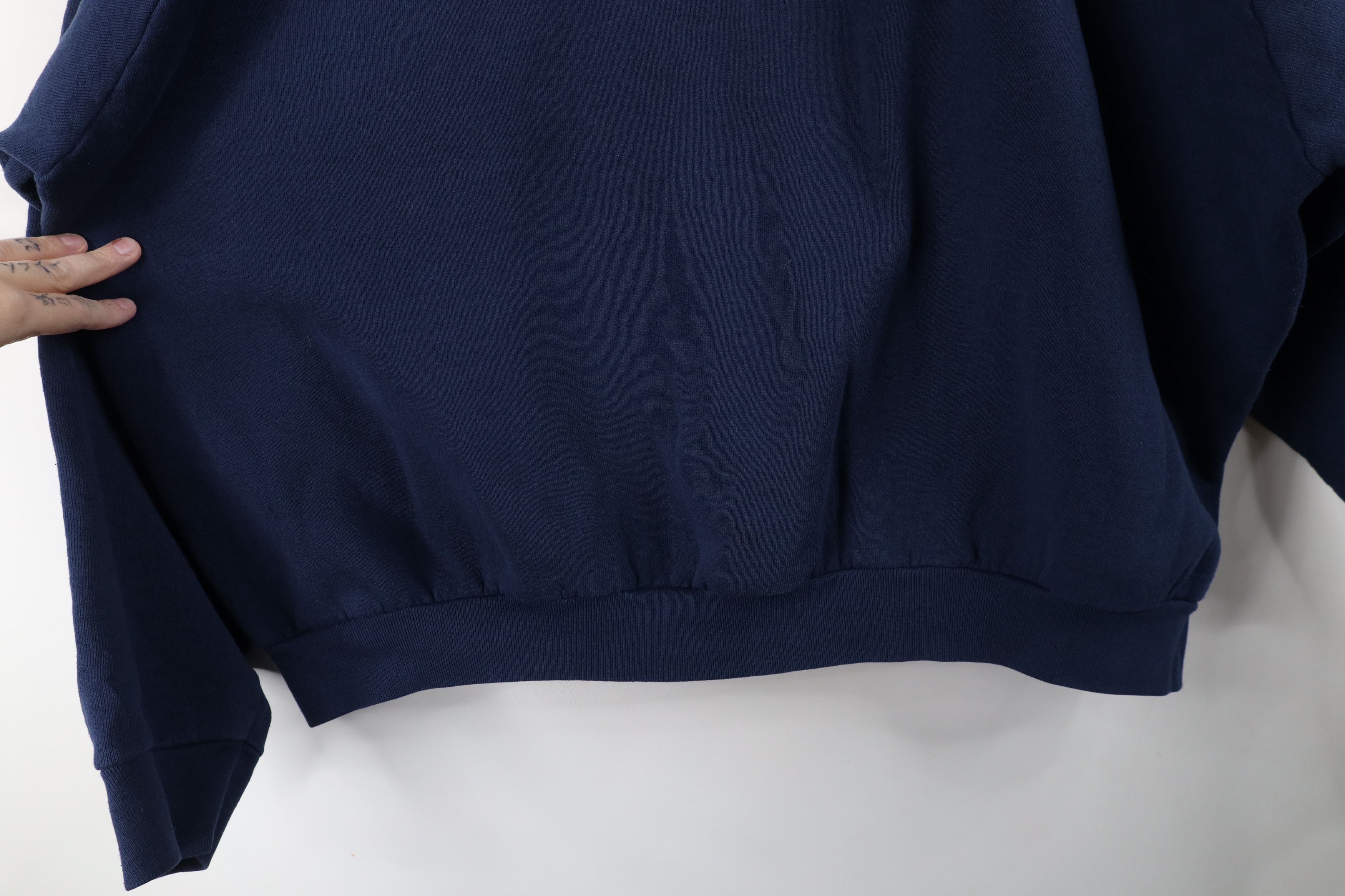 Vintage Vintage 90s Streetwear Blank Boxy Fit Crewneck Sweatshirt Size US XXL / EU 58 / 5 - 7 Thumbnail