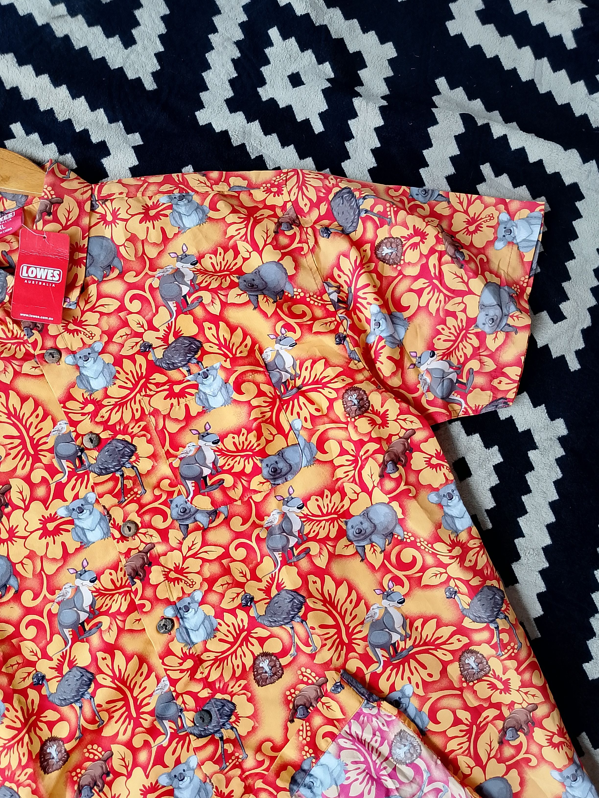 The Australian Outback Collection Lowes Australia Archival Outback Fauna All-Over Print Shirt Size US XXL / EU 58 / 5 - 4 Thumbnail