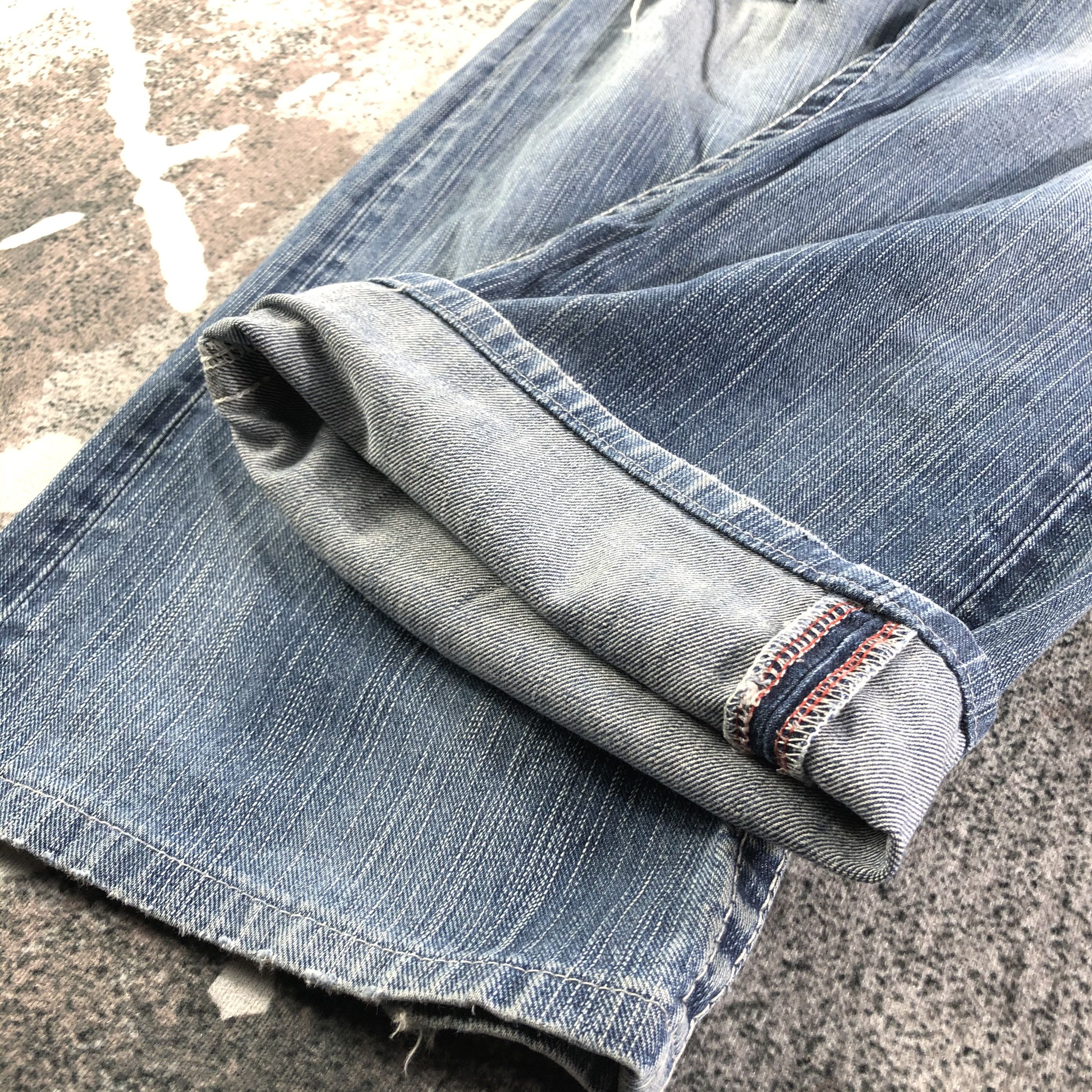 Edwin Edwin XV Jeans Faded Blue Denim KJ2487 Size US 34 / EU 50 - 7 Thumbnail