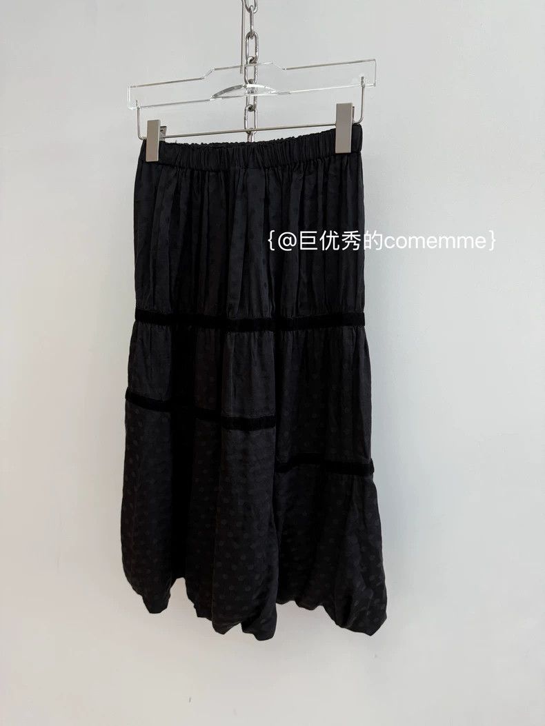 Comme des Garcons Comme Des Garcons size XS Black polka-dot section flower b Size 24" / US 00 / IT 34 - 3 Thumbnail
