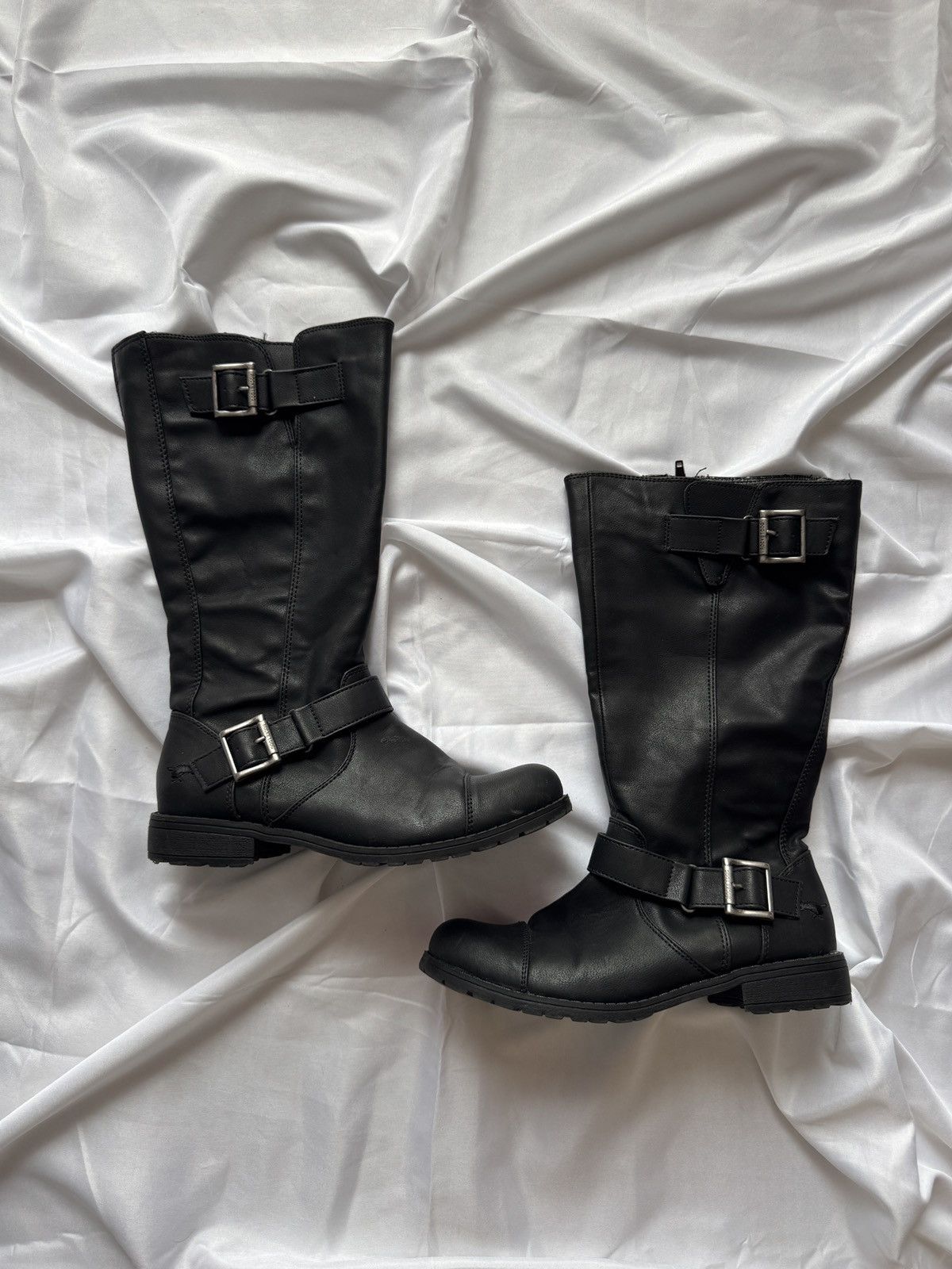 Hysteric Glamour Avant Garde Vintage Strap Details Faux Leather Boots Size US 8 / IT 38 - 2 Thumbnail