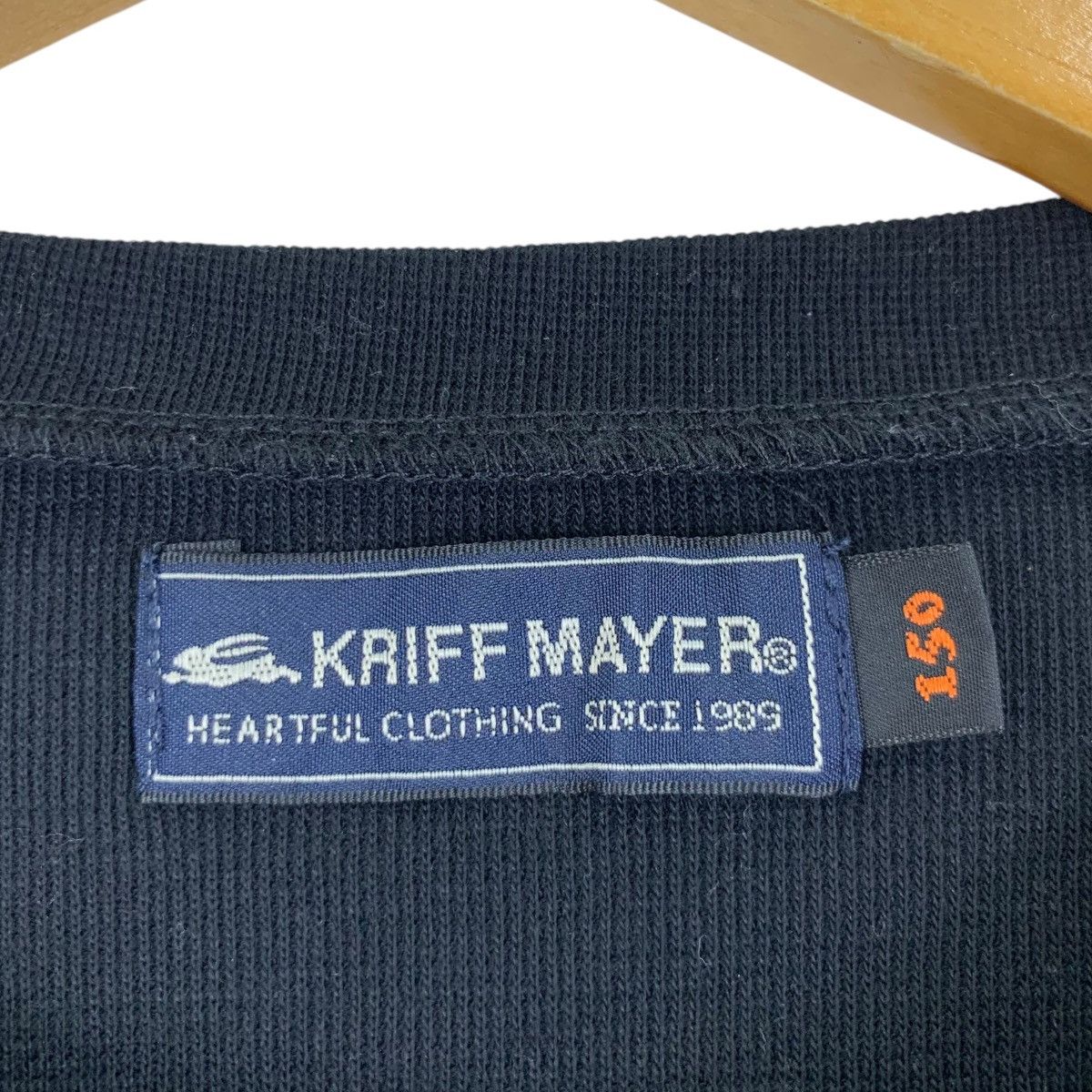 Vintage KRIFF MAYER HEARTFUL Embossed Logo Waffle Tee Shirt Size XXS / US 00 / IT 34 - 5 Thumbnail