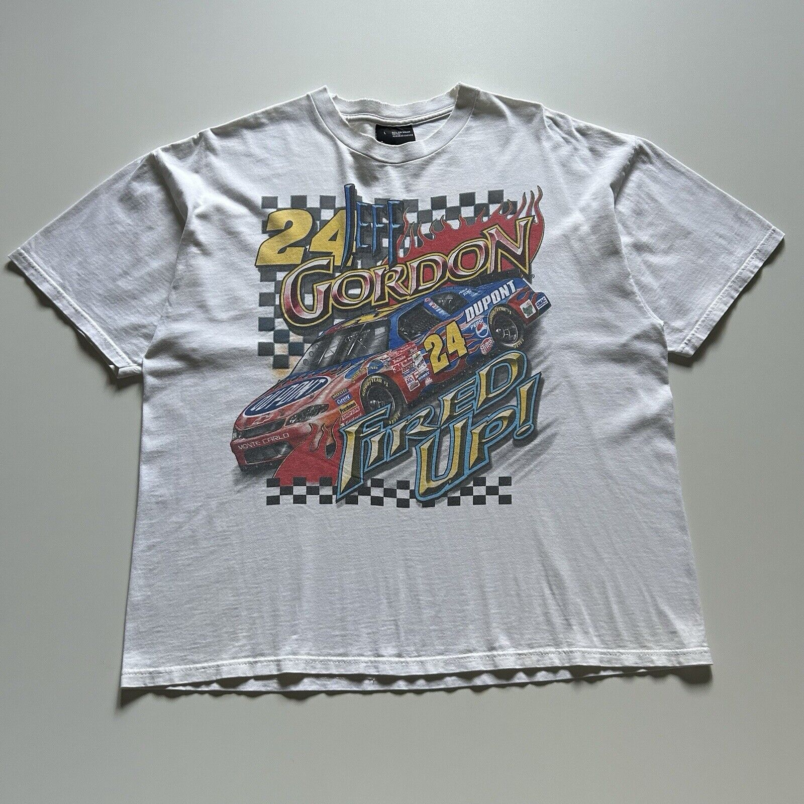 Chase Authentics Vintage Y2K Nascar Jeff Gordon Racing Graphic T Shirt Large Size US L / EU 52-54 / 3 - 1 Thumbnail