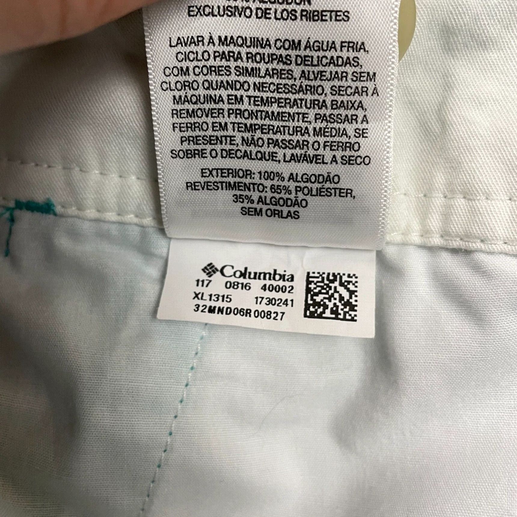 Vintage Columbia Chino Shorts Womens 10 Mint Green Mid Rise Casual Activewear Pockets Size 32" / US 10 / IT 46 - 5 Thumbnail