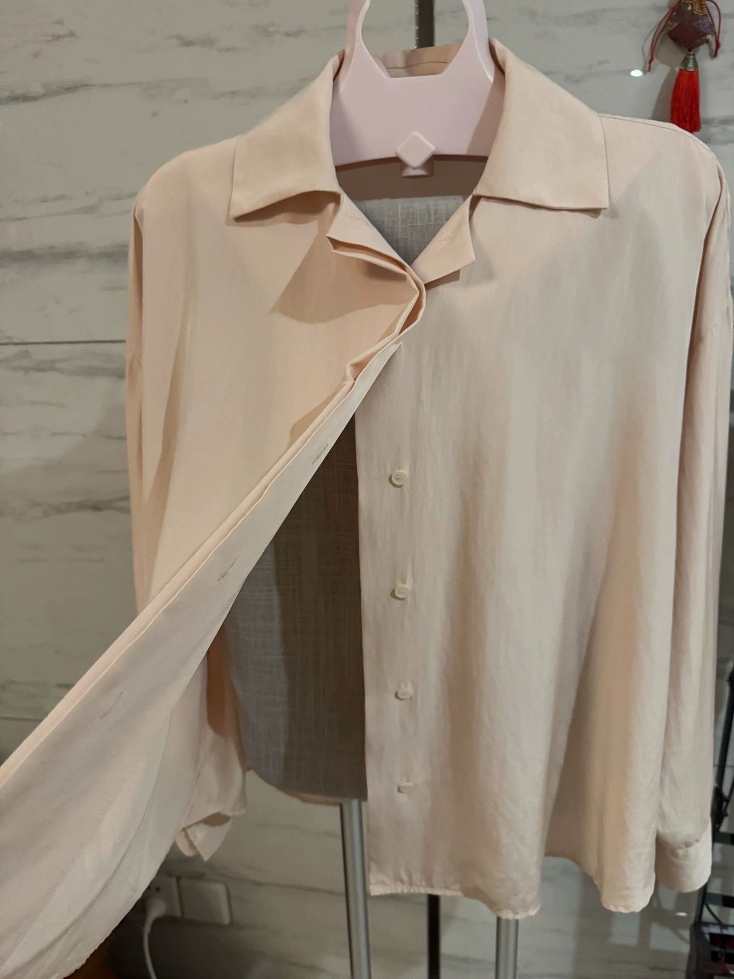 Loewe LOEWE Heavyweight Mulberry Silk OS Shacket W1W1 Great Drape Size XS / US 0-2 / IT 36-38 - 5 Thumbnail
