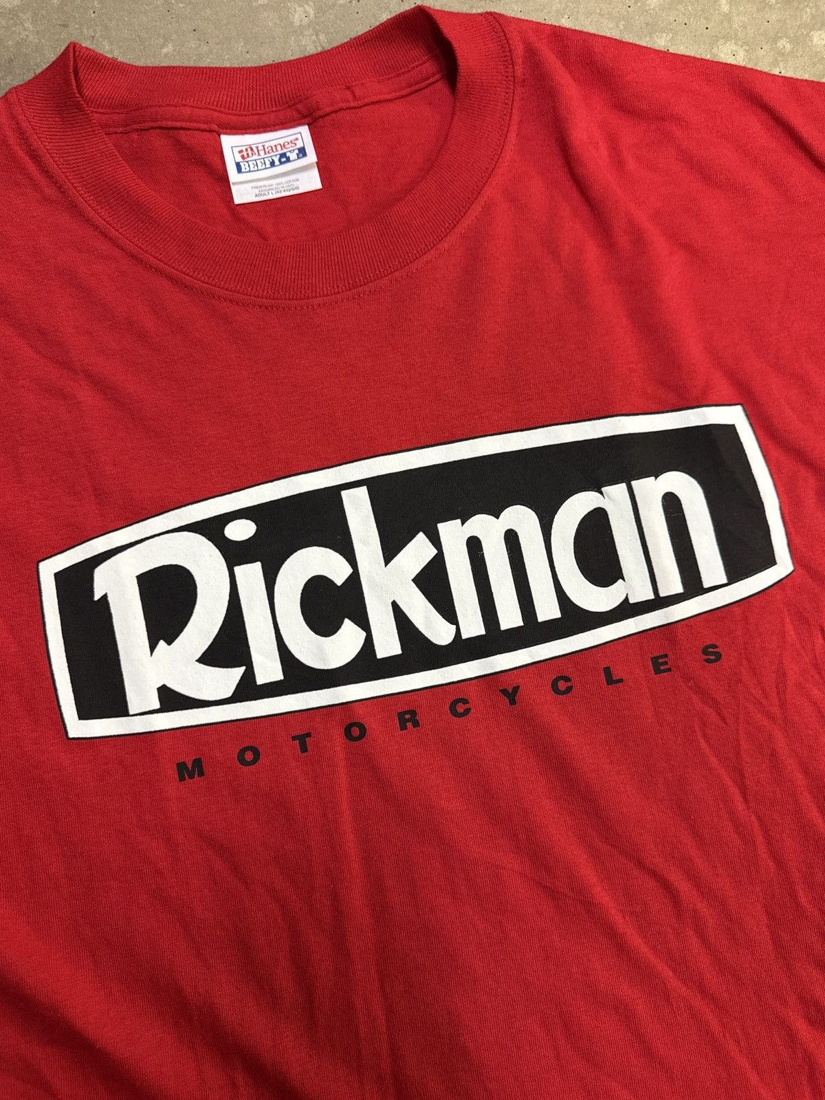 Hanes Vintage Rickman Motorcycles Tee Size US L / EU 52-54 / 3 - 4 Thumbnail