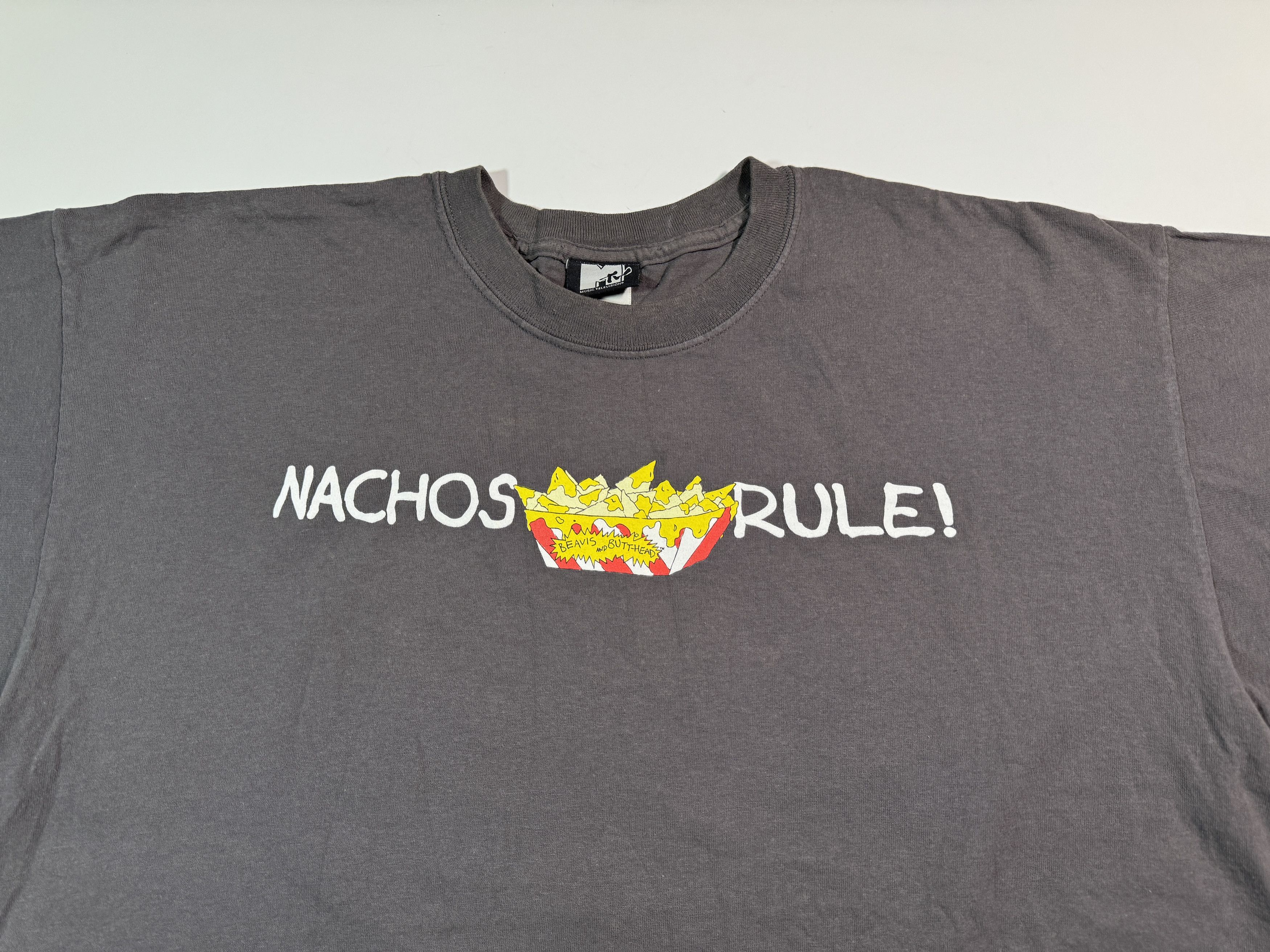 Mtv Vintage 2004 Beavis and Butt-Head Nachos Rule T-shirt Size US XXL / EU 58 / 5 - 4 Thumbnail