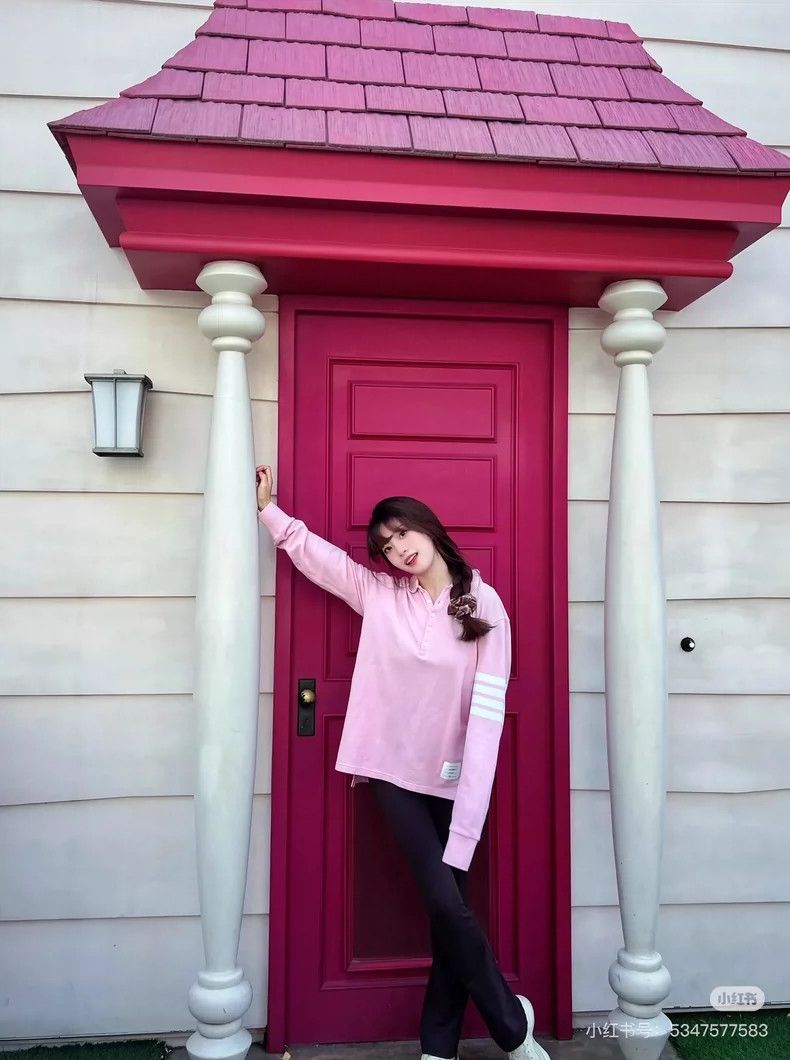 Thom Browne Thom Browne Pink waffle Polo long sleeves Size S / US 4 / IT 40 - 7 Thumbnail