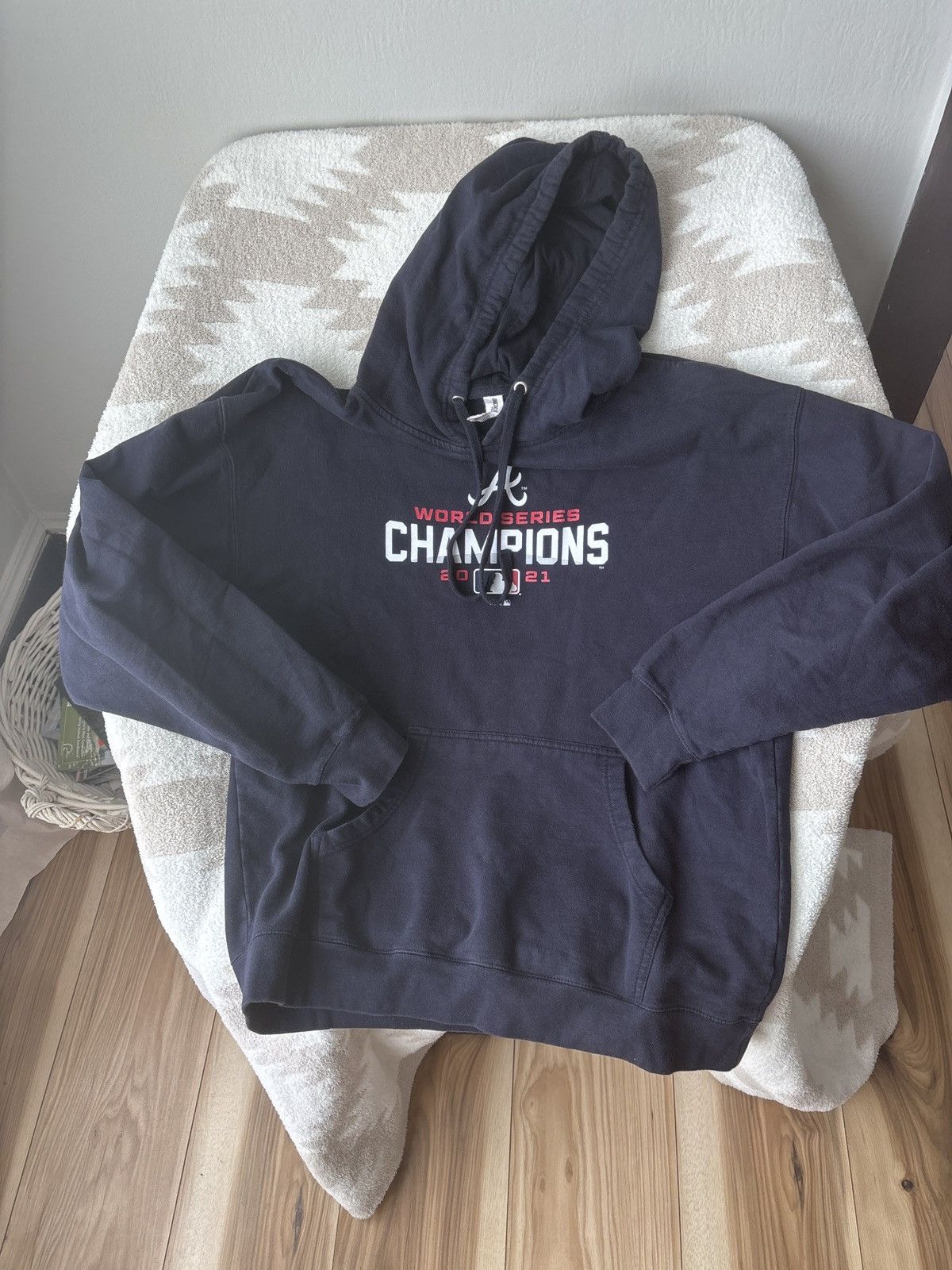 Independent Trading Co. World Series Champions Atlanta Braves Hoodie Size US L / EU 52-54 / 3 - 2 Thumbnail