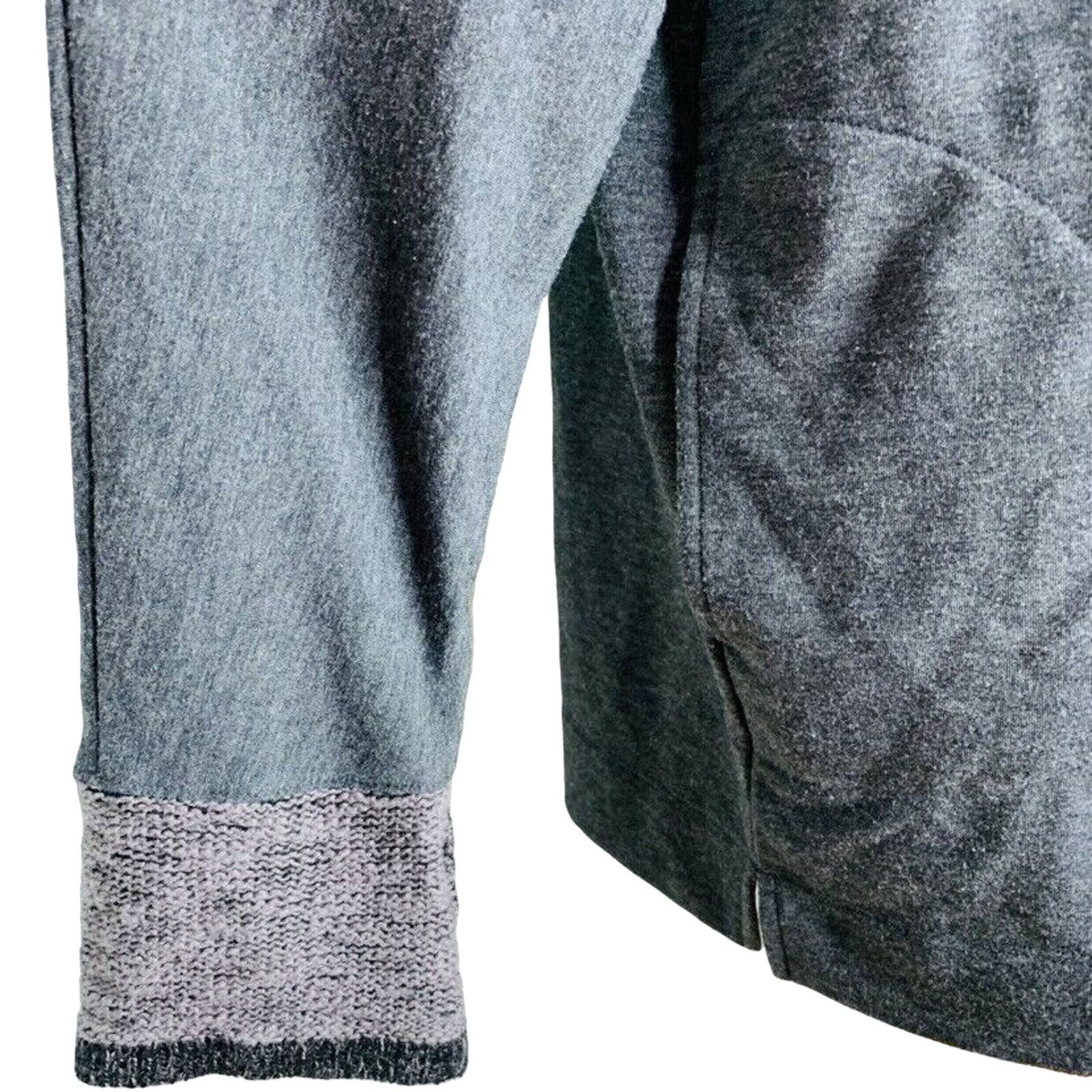 Other Soft Surroundings Gray Tunic Top M Gray LS Soft Pockets Size M / US 6-8 / IT 42-44 - 7 Thumbnail