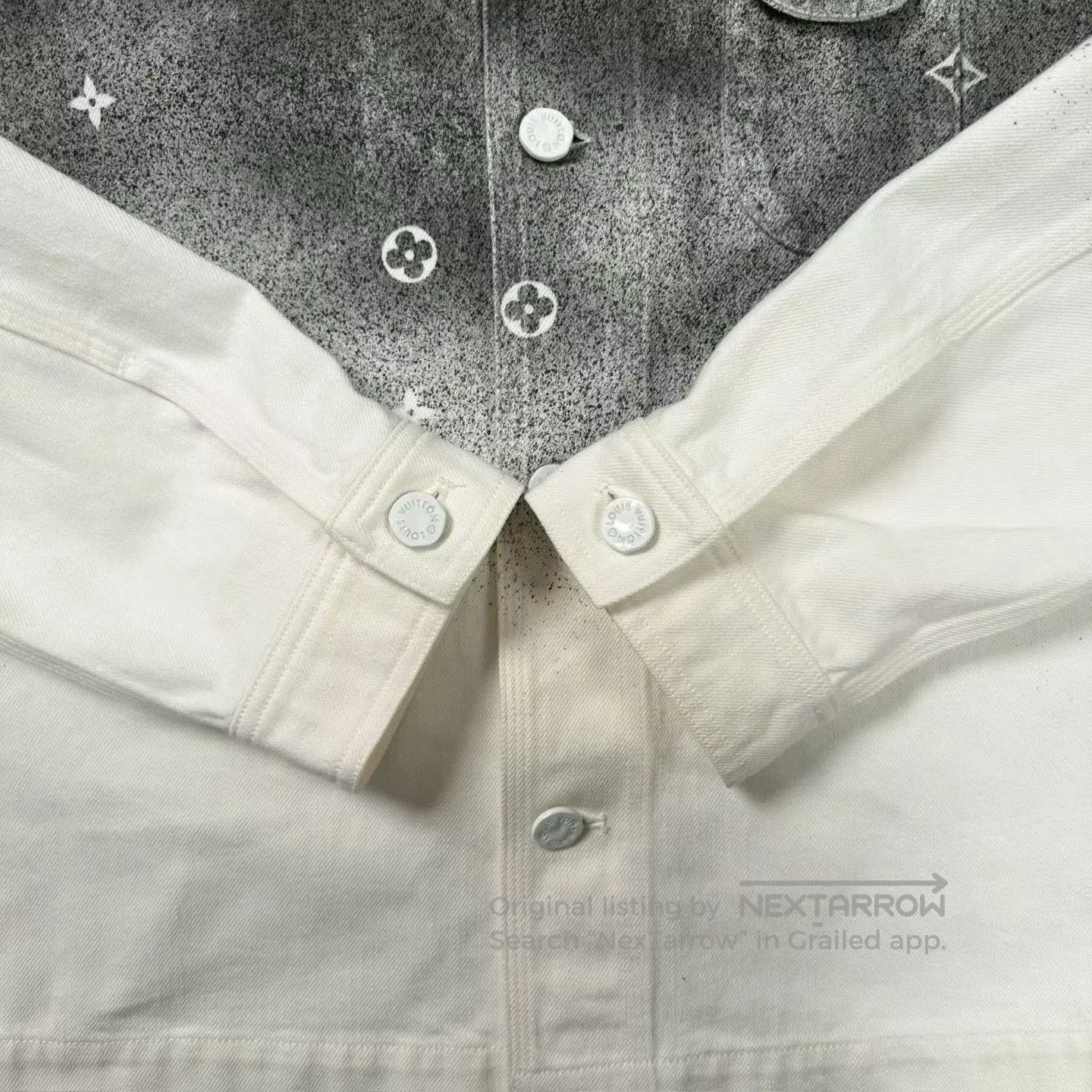 Louis Vuitton lv gray white gradient denim shirt. Size US L / EU 52-54 / 3 - 6 Thumbnail