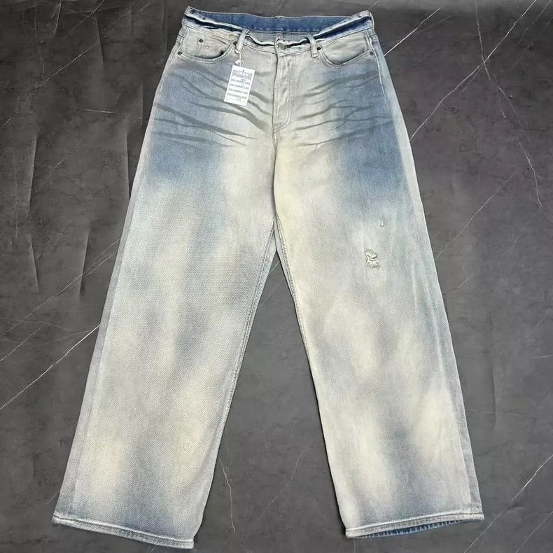 Acne Studios Acne Studios Cat whiskers mud-dyed distressed distressed d Size US 34 / EU 50 - 1 Thumbnail
