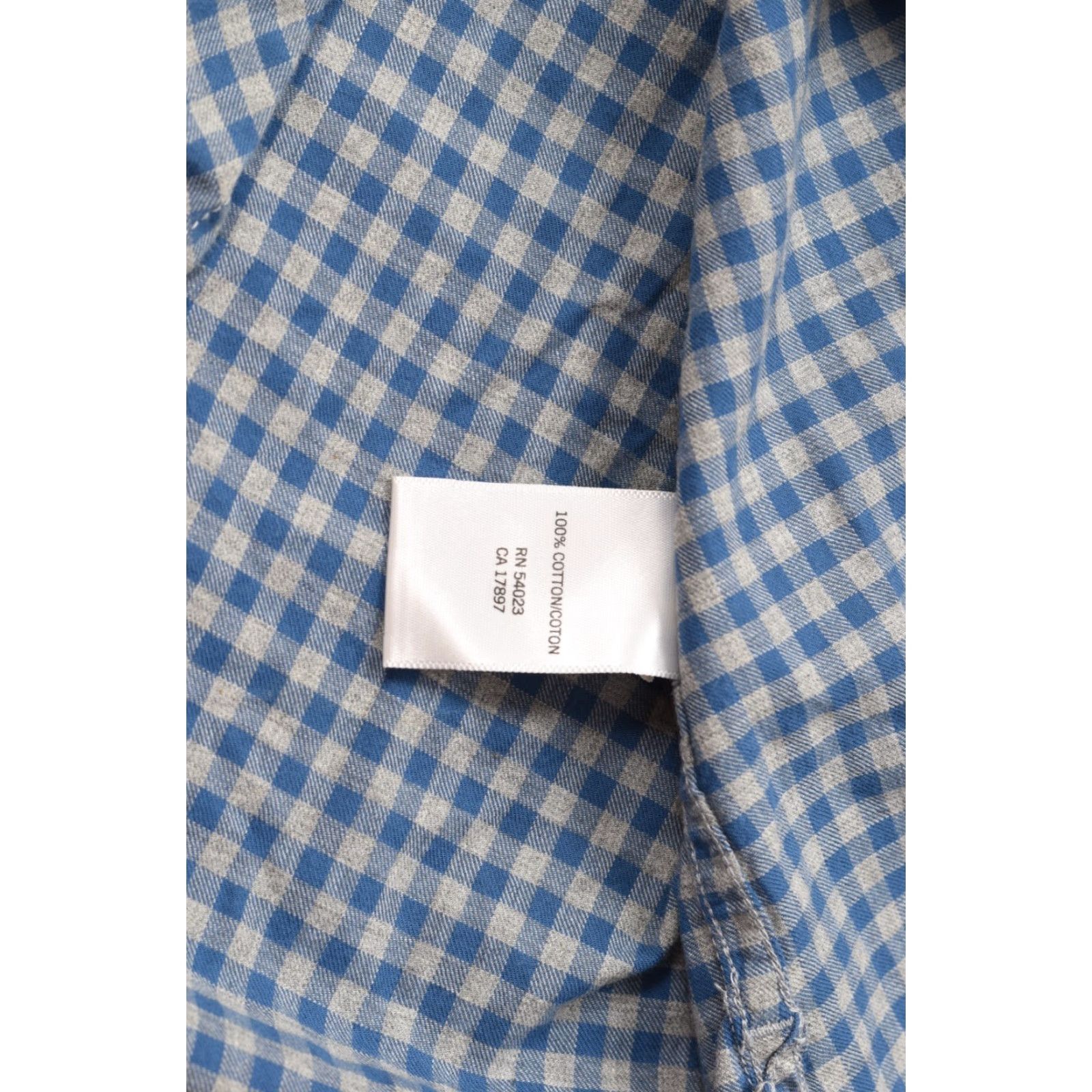 Banana Republic Banana Republic Shirt Button-Down Blue Gingham Cotton Long Sleeve Men L Casual Everyday Size US L / EU 52-54 / 3 - 6 Thumbnail