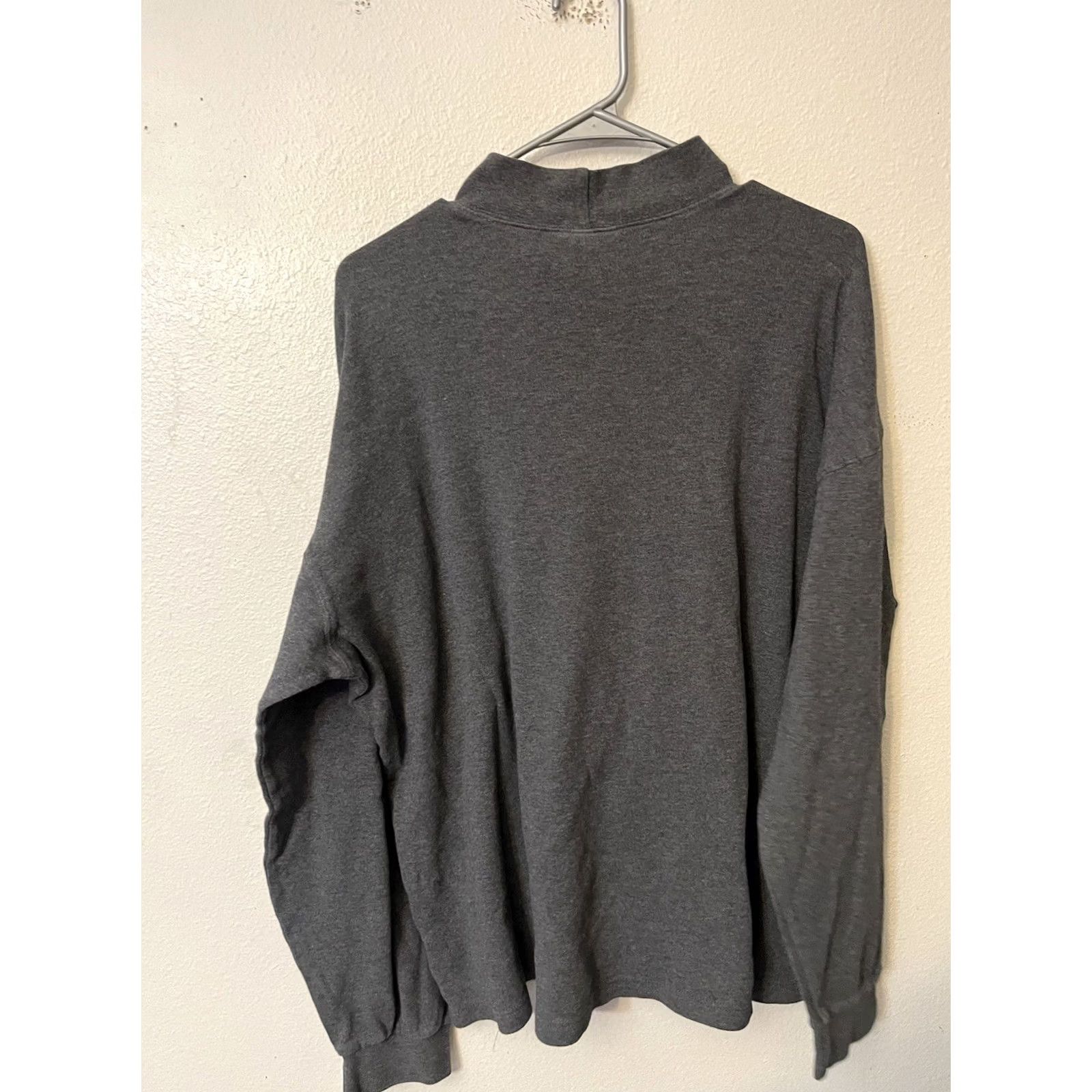 Logo 7 Columbia Men’s XXL Gray Logo Knit Cotton Long Sleeve Mock Neck Pullover Shirt Size US XXL / EU 58 / 5 - 4 Thumbnail