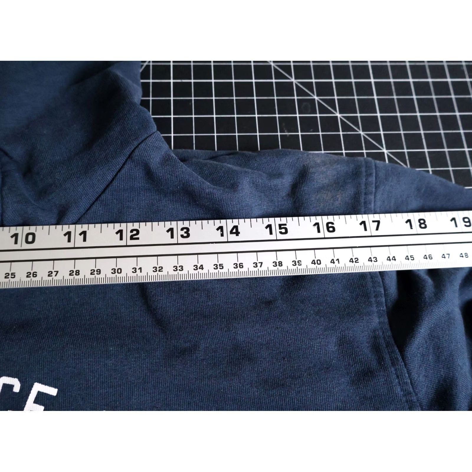 Kappa VINTAGE Kappa Hoodie Women's Medium Dark Blue Sweatshirt Pullover Drawstring Skater Logo Size M / US 6-8 / IT 42-44 - 7 Thumbnail