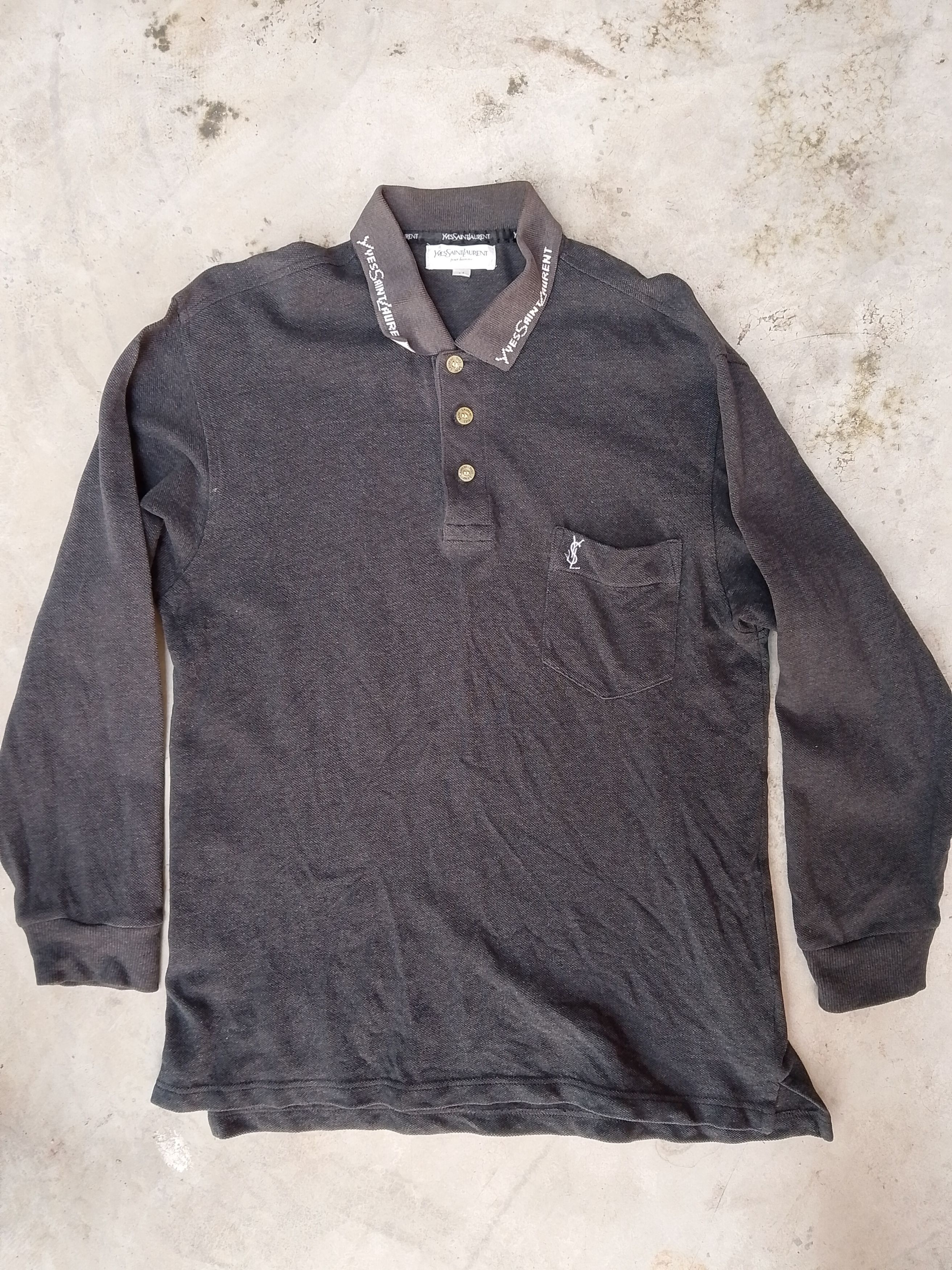 Yves Saint Laurent YSL long sleeve Size US L / EU 52-54 / 3 - 2 Thumbnail