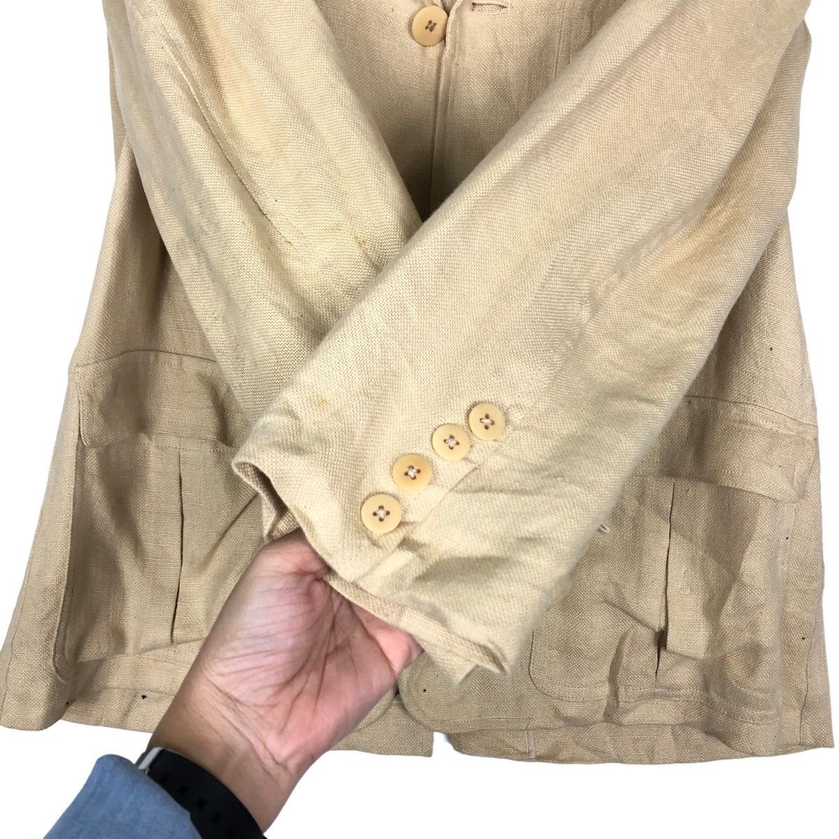 Polo Ralph Lauren 🔥Vtg Chore Jacket Ralph Lauren Japan Made Double Breast Size US M / EU 48-50 / 2 - 13 Thumbnail