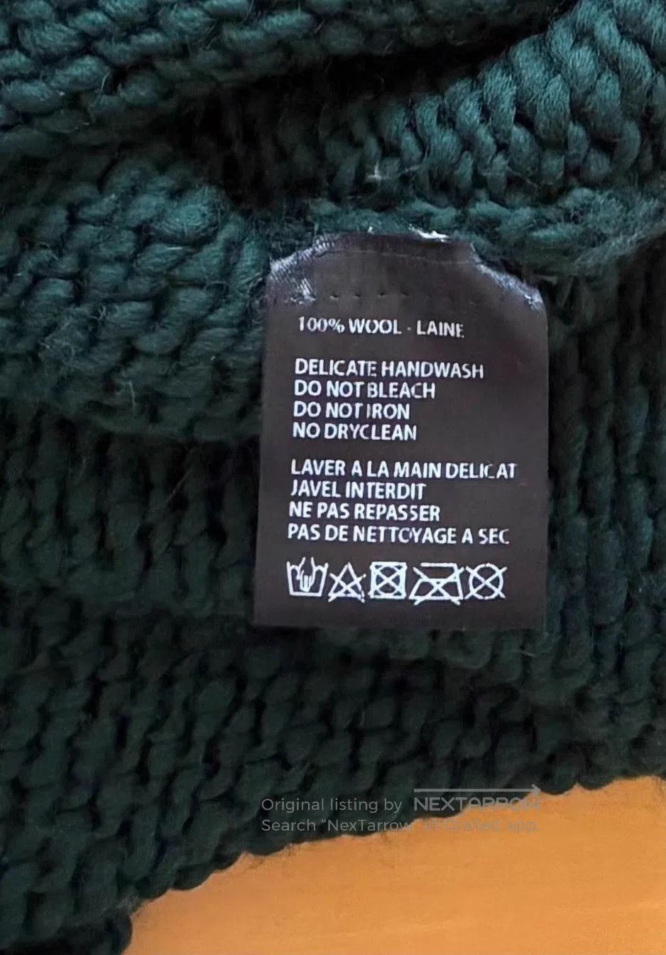 Ann Demeulemeester Green Long Sleeve Knit Sweater with Button Shoulders. Size US XXS / EU 40 - 2 Thumbnail