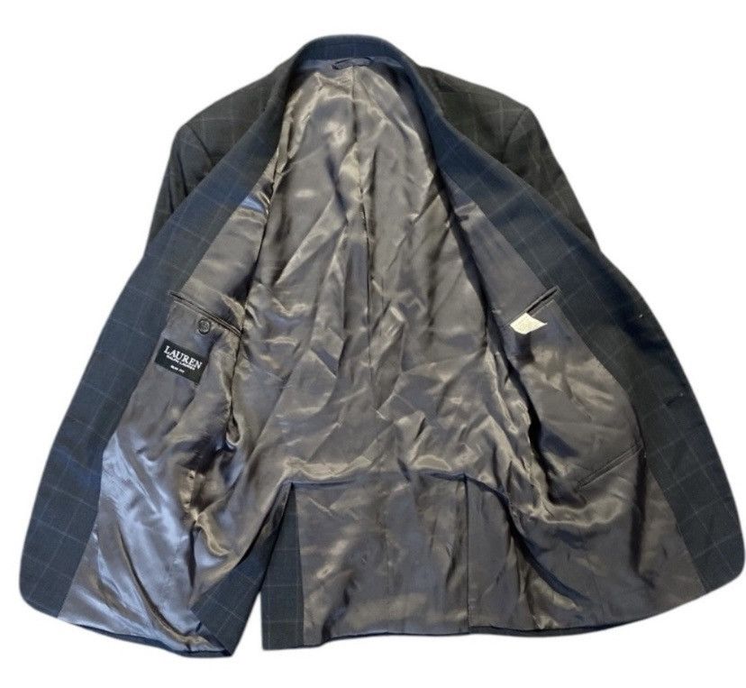 Ralph Lauren Black Label Ralph Lauren Black Label Windowpane Blue Blazer 40R 34x31 Size 40R - 7 Thumbnail