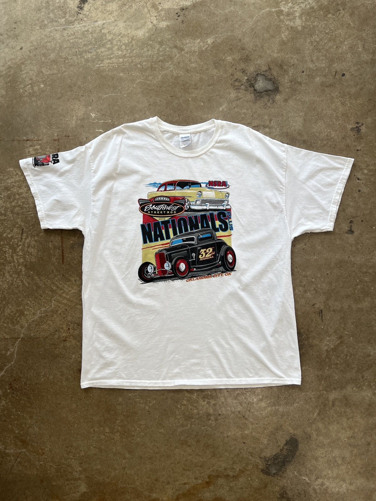 NASCAR Vintage NSRA Southwest Street Rod Nationals Tee XXL Size US XXL / EU 58 / 5 - 2 Thumbnail