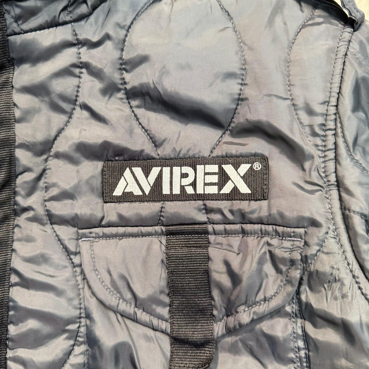 Avirex VINTAGE Avirex USA Vintage Black Quilted Military Jacket Size US L / EU 52-54 / 3 - 6 Thumbnail