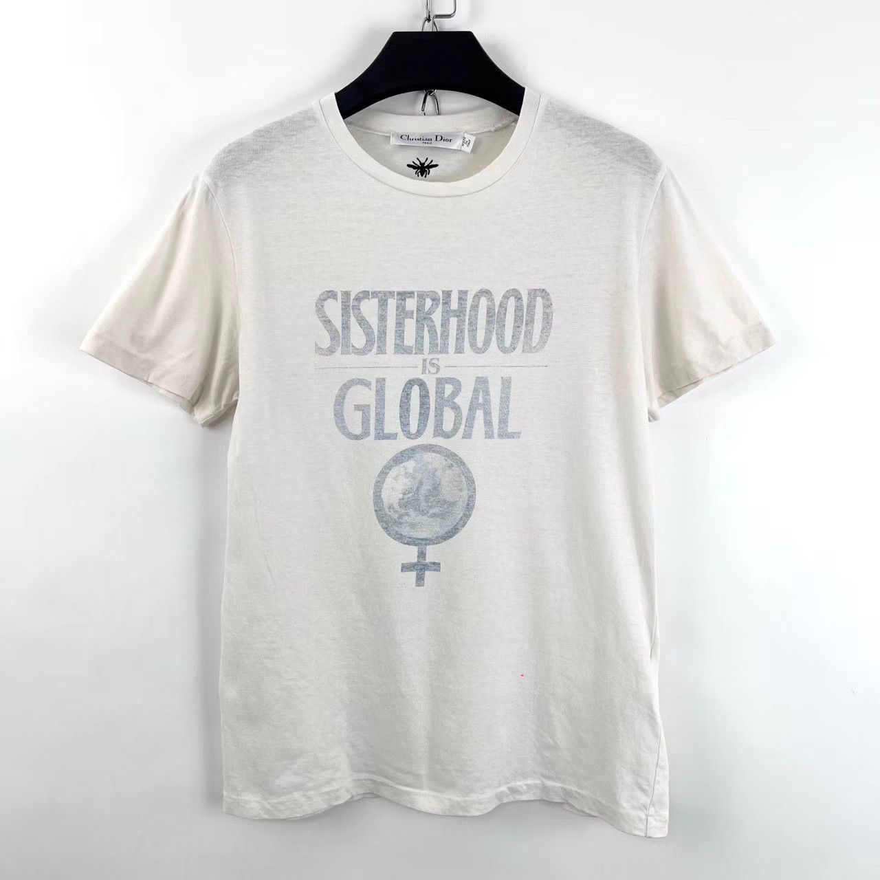 Dior Dior White Logo Slogan Short Sleeve K12 Size XS / US 0-2 / IT 36-38 - 1 Thumbnail