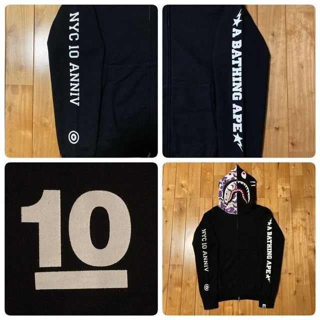 Bape 2015 BAPE CAMO NYC Shark Full Zip Hoodie a bathing ape Size US M / EU 48-50 / 2 - 7 Thumbnail