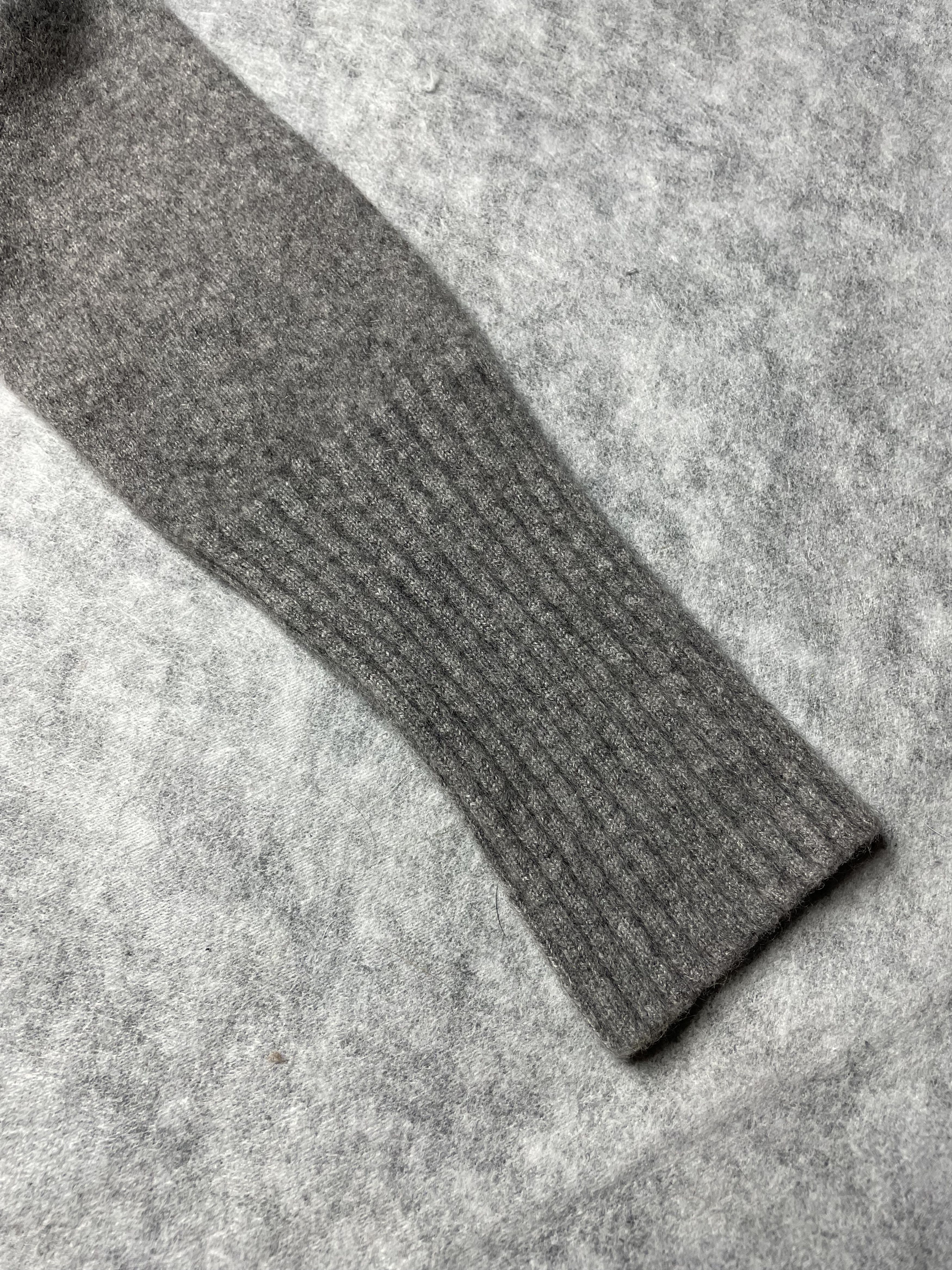 FTC FTC Cashmere Open Front Cardigan Gray Short S/M Size S / US 4 / IT 40 - 6 Thumbnail