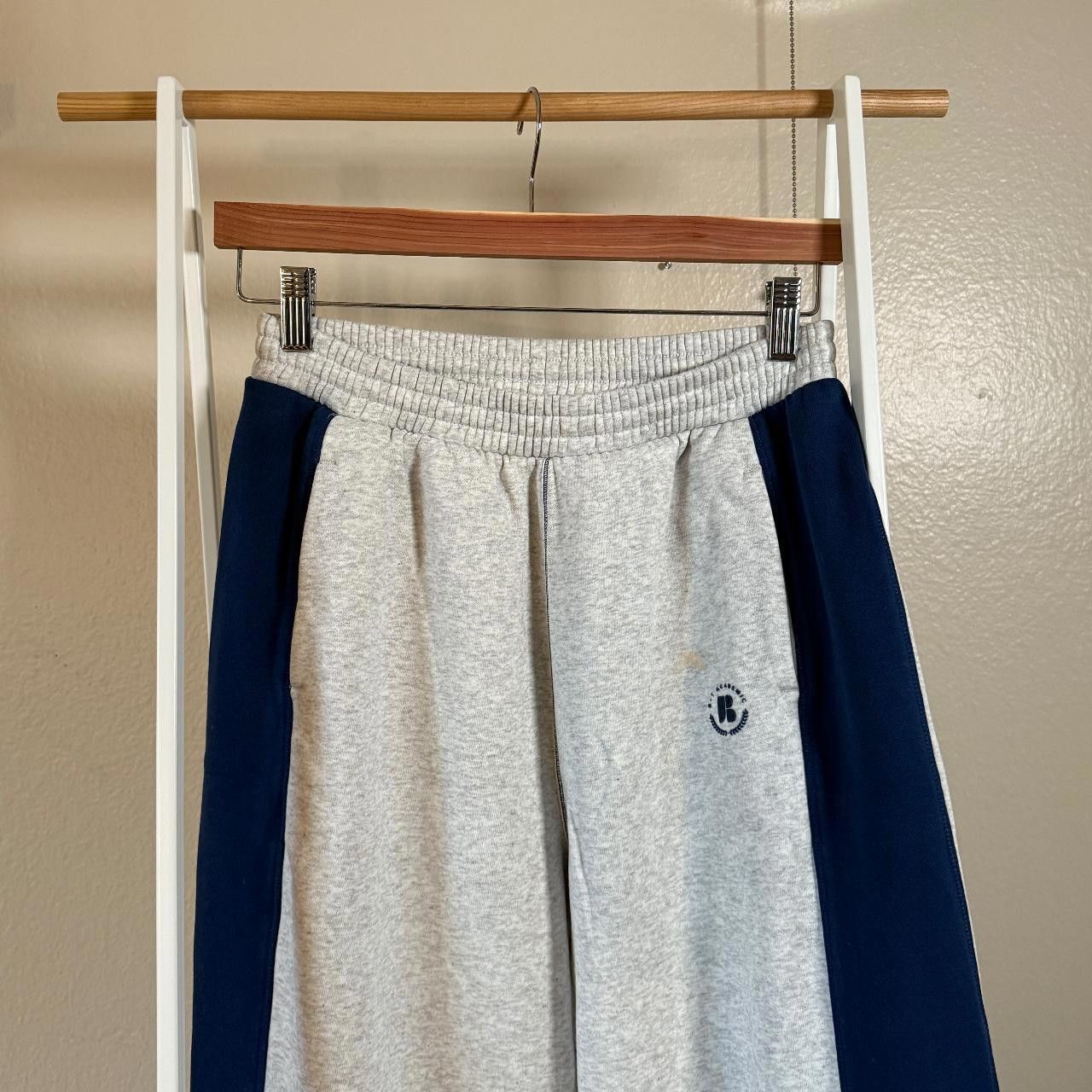 Designer grey and blue BO + TEE sweat pants Size 32" / US 10 / IT 46 - 4 Thumbnail