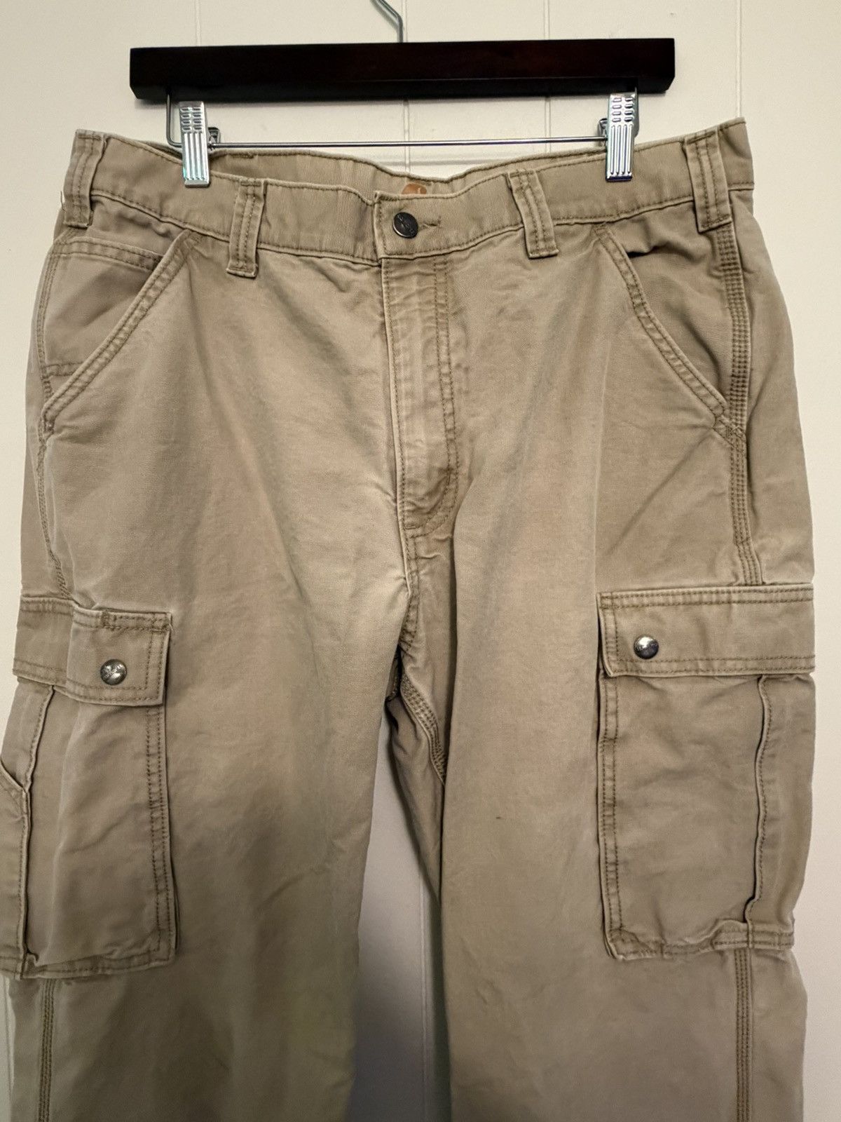 Carhartt Carhartt relaxed fit tan cargo pants Size US 36 / EU 52 - 2 Thumbnail