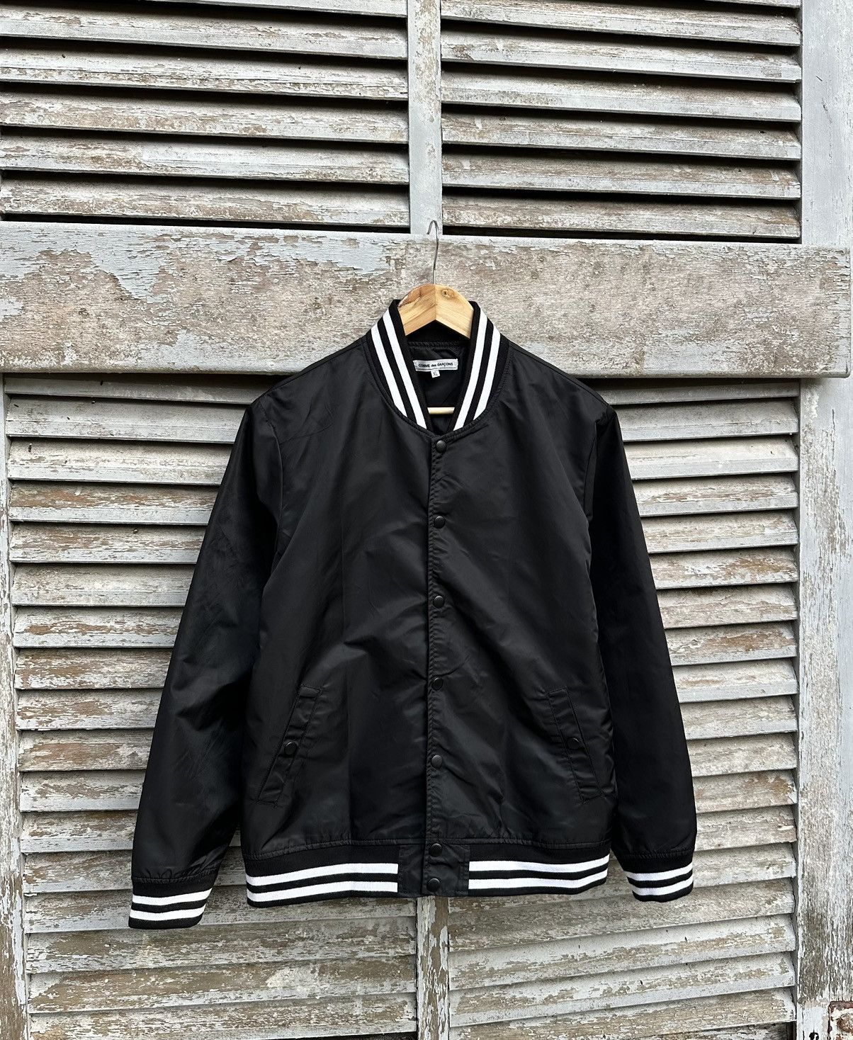 Comme des Garcons AD2018 Comme Des Garcons Big Logo Bomber Jacket Size US M / EU 48-50 / 2 - 8 Thumbnail
