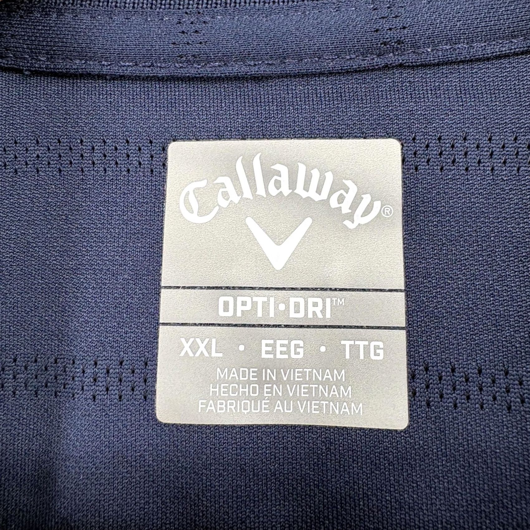 Callaway Callaway Polo Shirt Mens 2XL Blue Stripe Opti-Dri Golf Performance Logo Size US XXL / EU 58 / 5 - 3 Thumbnail