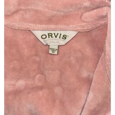 Orvis Orvis Womens Pink Fleece Vest Full-Zip Sleeveless - Size Med Size M / US 6-8 / IT 42-44 - 3 Thumbnail